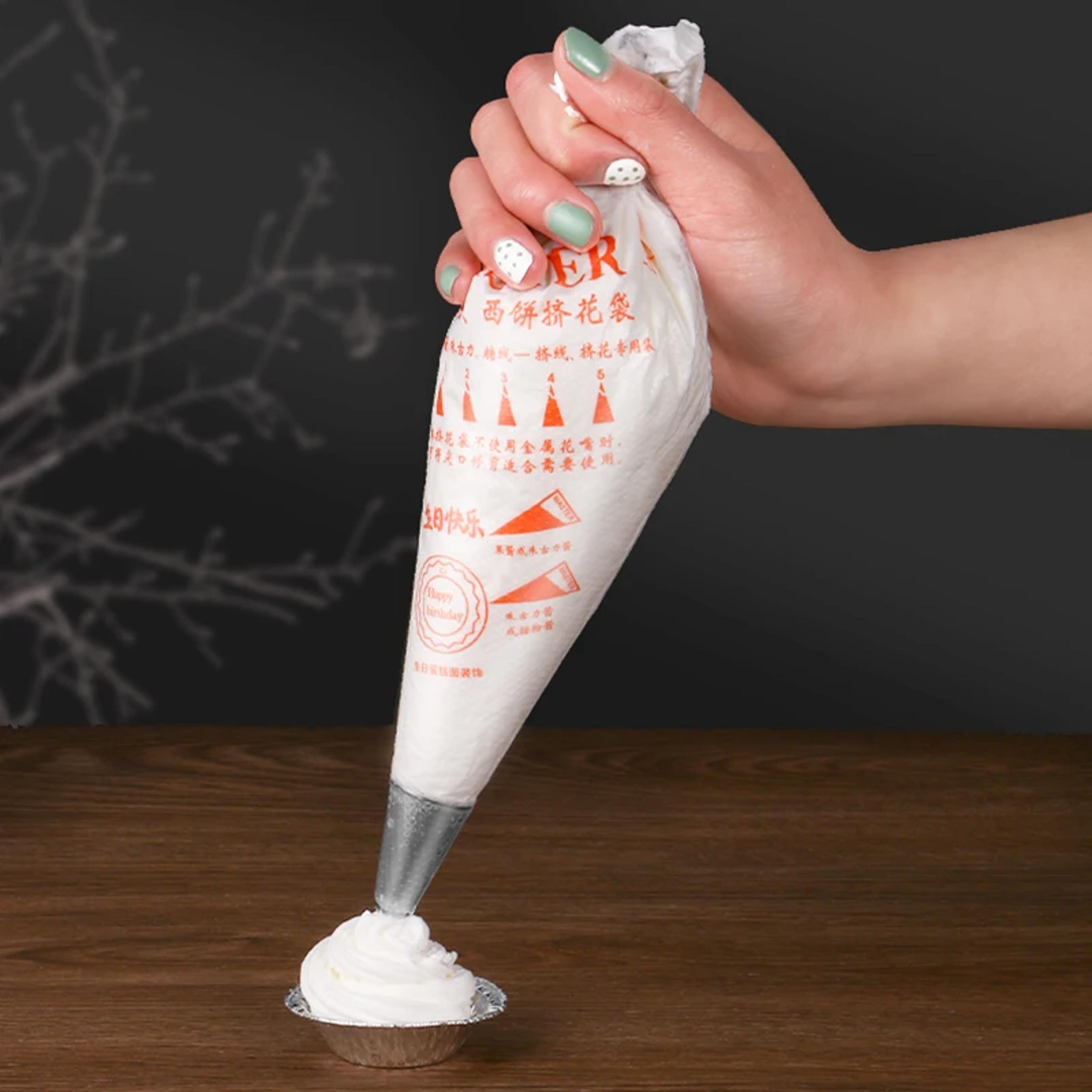 Icing Piping Cake Pastry Bags Disposable Pastry Bag Cupcake Decorating Bags For Cakes 1
