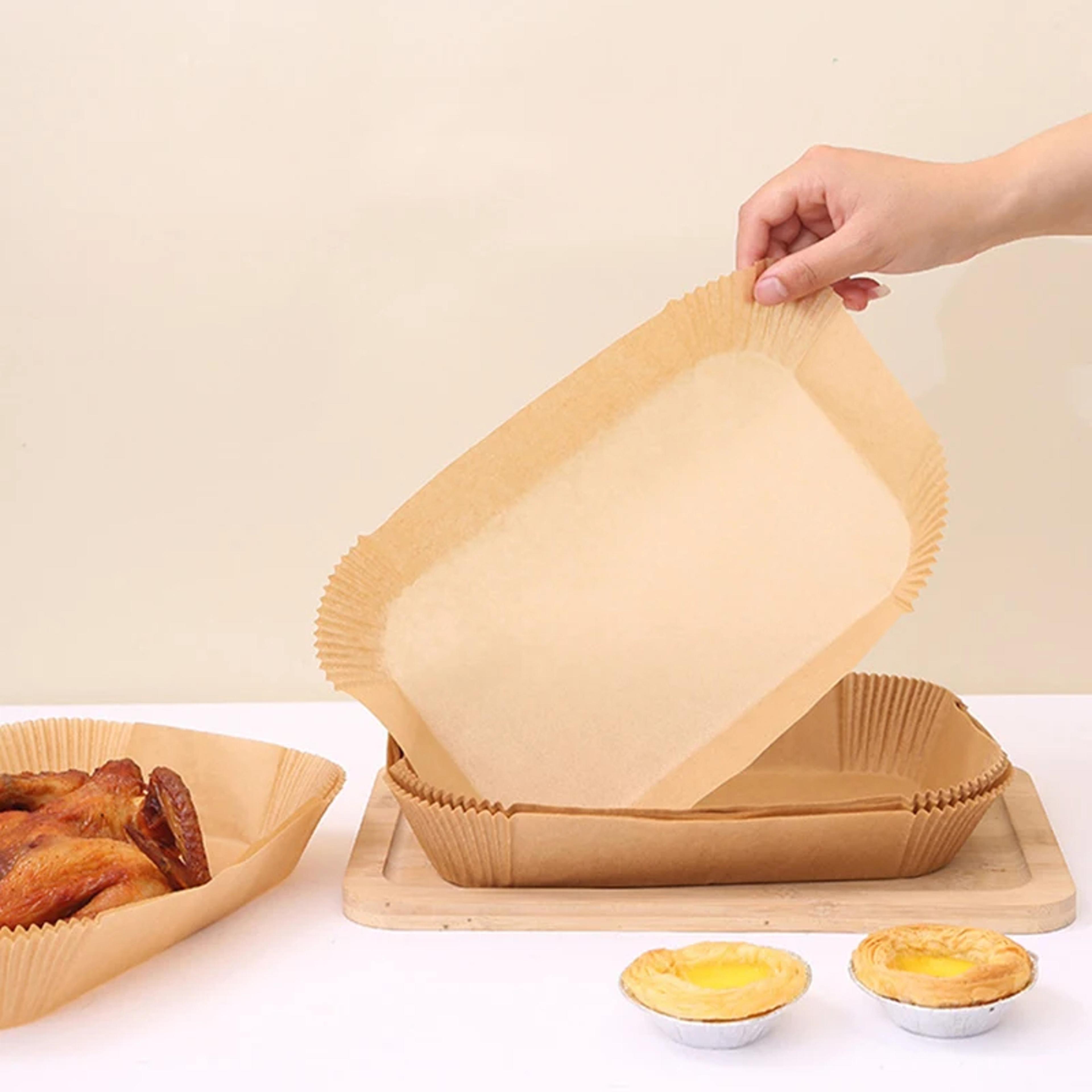 NonStick Baking Mat For Ninja Foodi Rectangle Disposable Airfryer Liner Waterproof Oilproof Paper 3