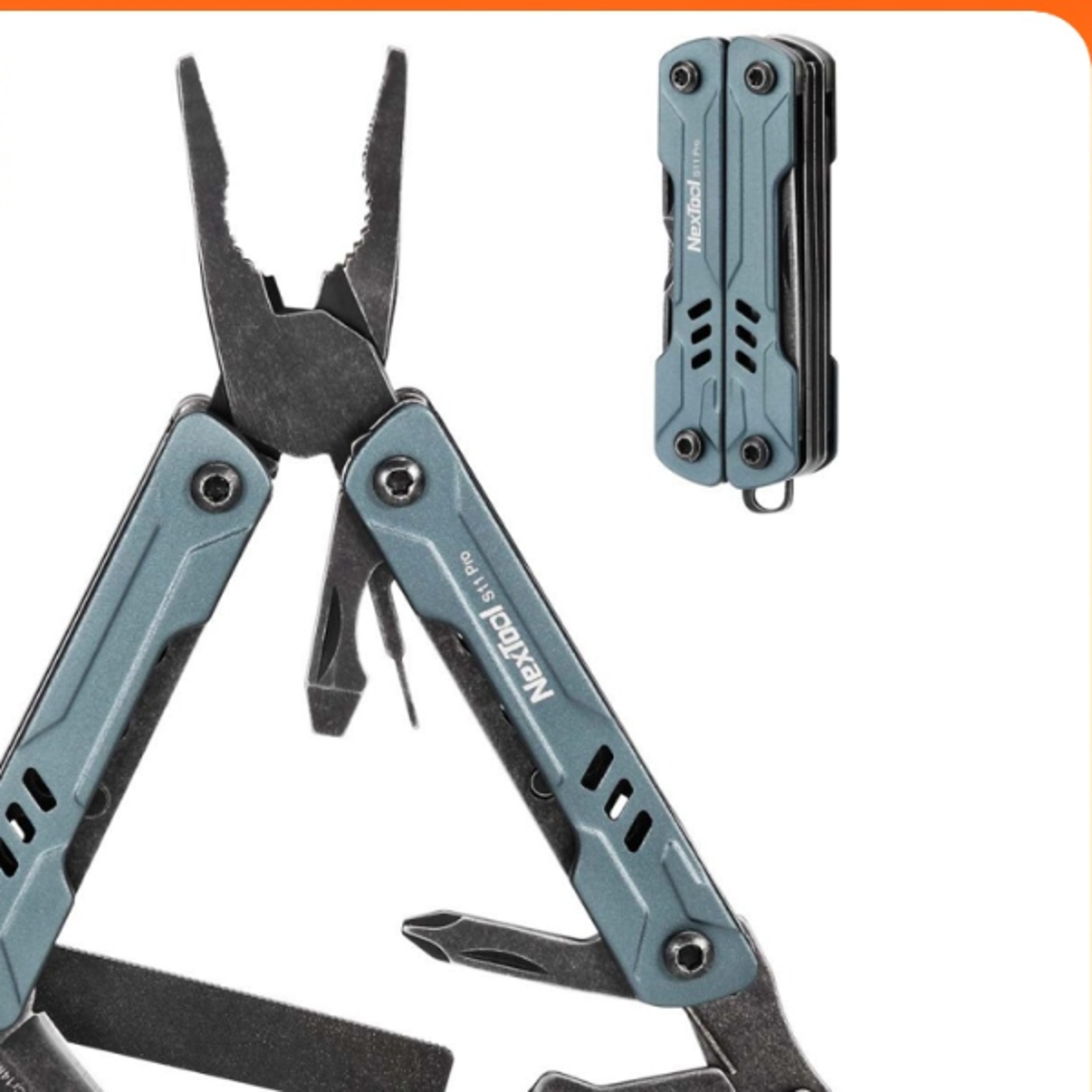 NexTool Mini Sailor Pliers S11 Pro 12In1 Multi Tool Folding Scissors Screwdriver Portable EDC Knife