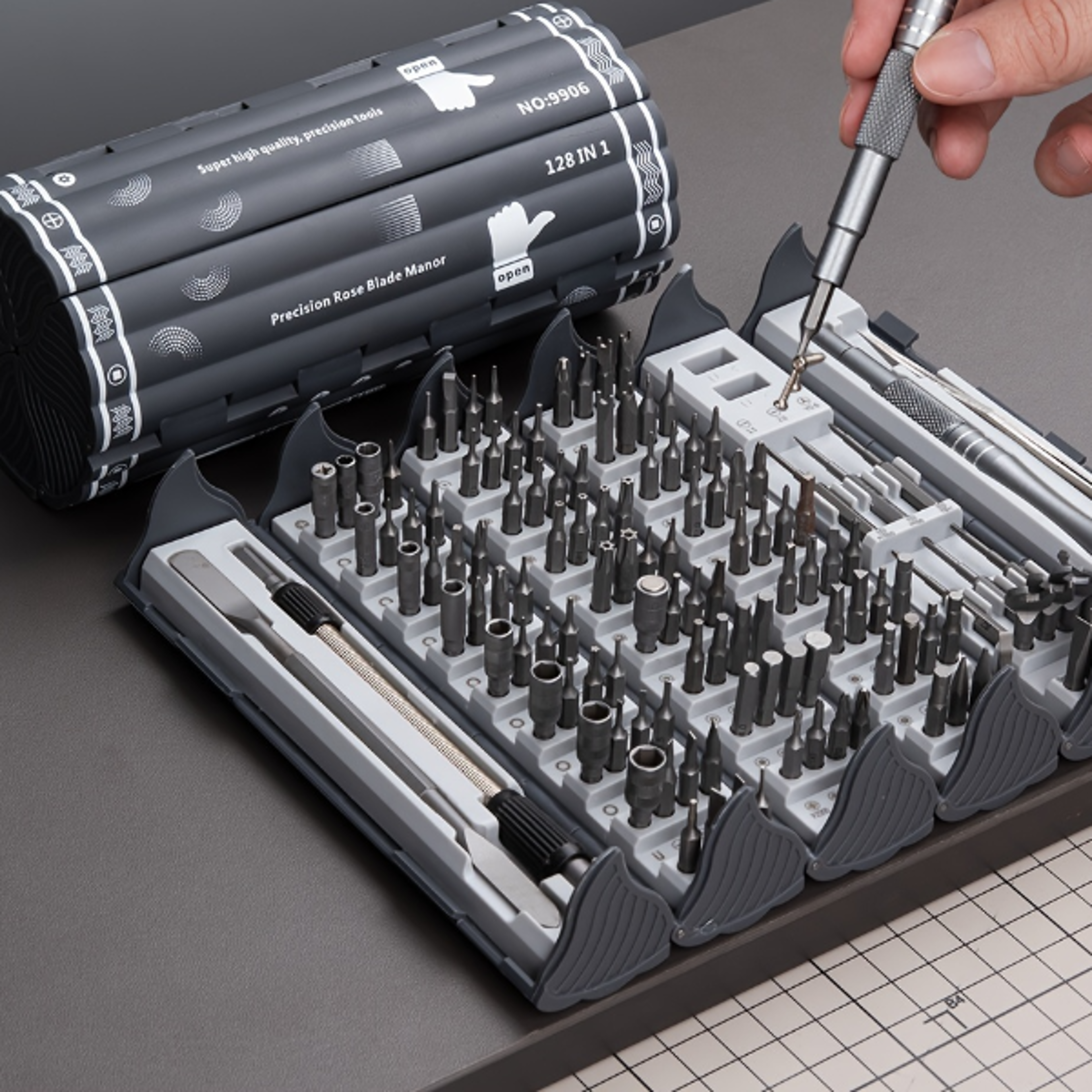 magnetic repair tool kit, professional precision screwdriver set for laptop, macbook, computer, game console, men tools
