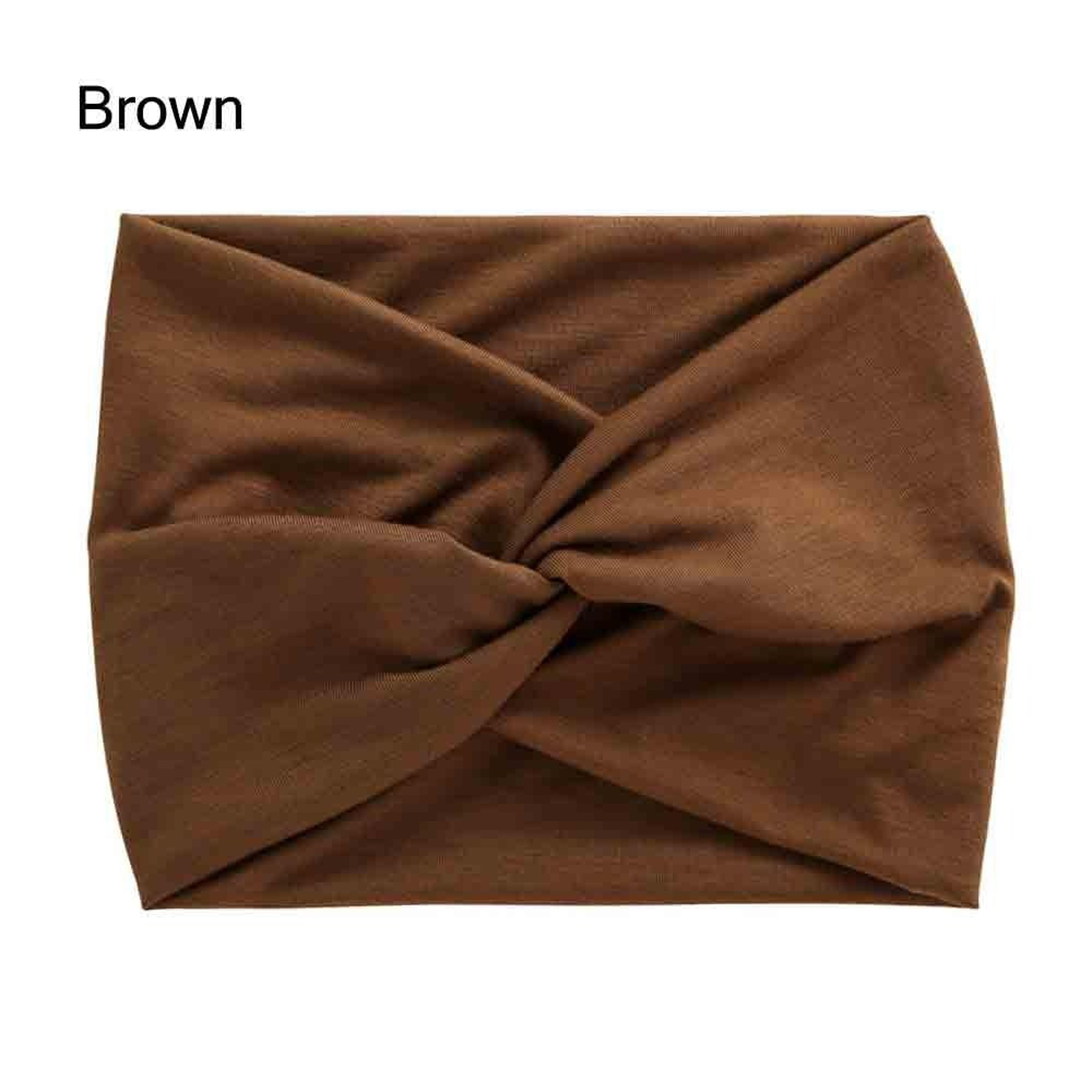 Twisted Extra Large Thick Wide Headbands Hair Accessories Turban Workout Head Wraps For Women 14