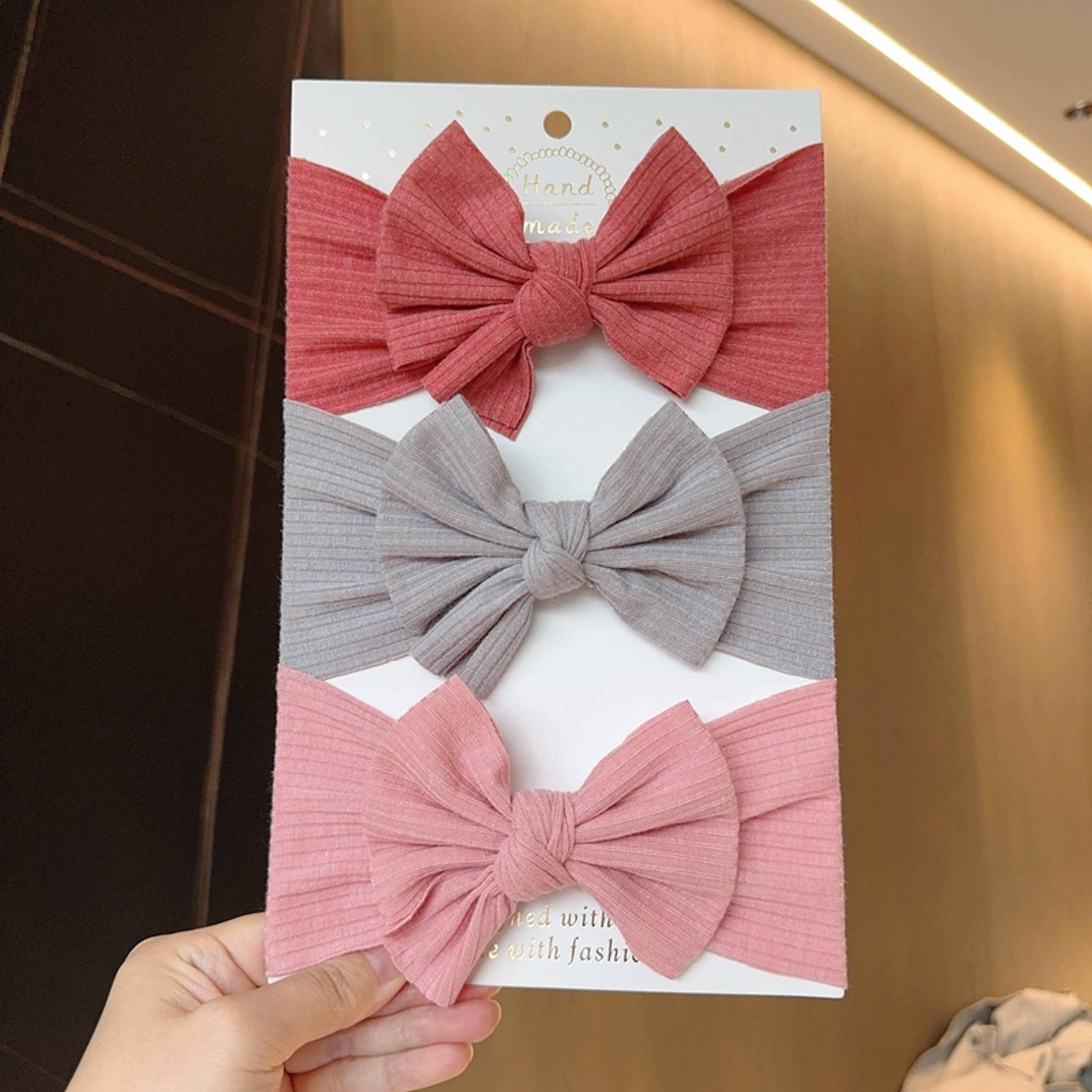 Baby Girl Bows Headband Newborn Turban Kids HairBand Accessory Toddler Children HeadWrap 7