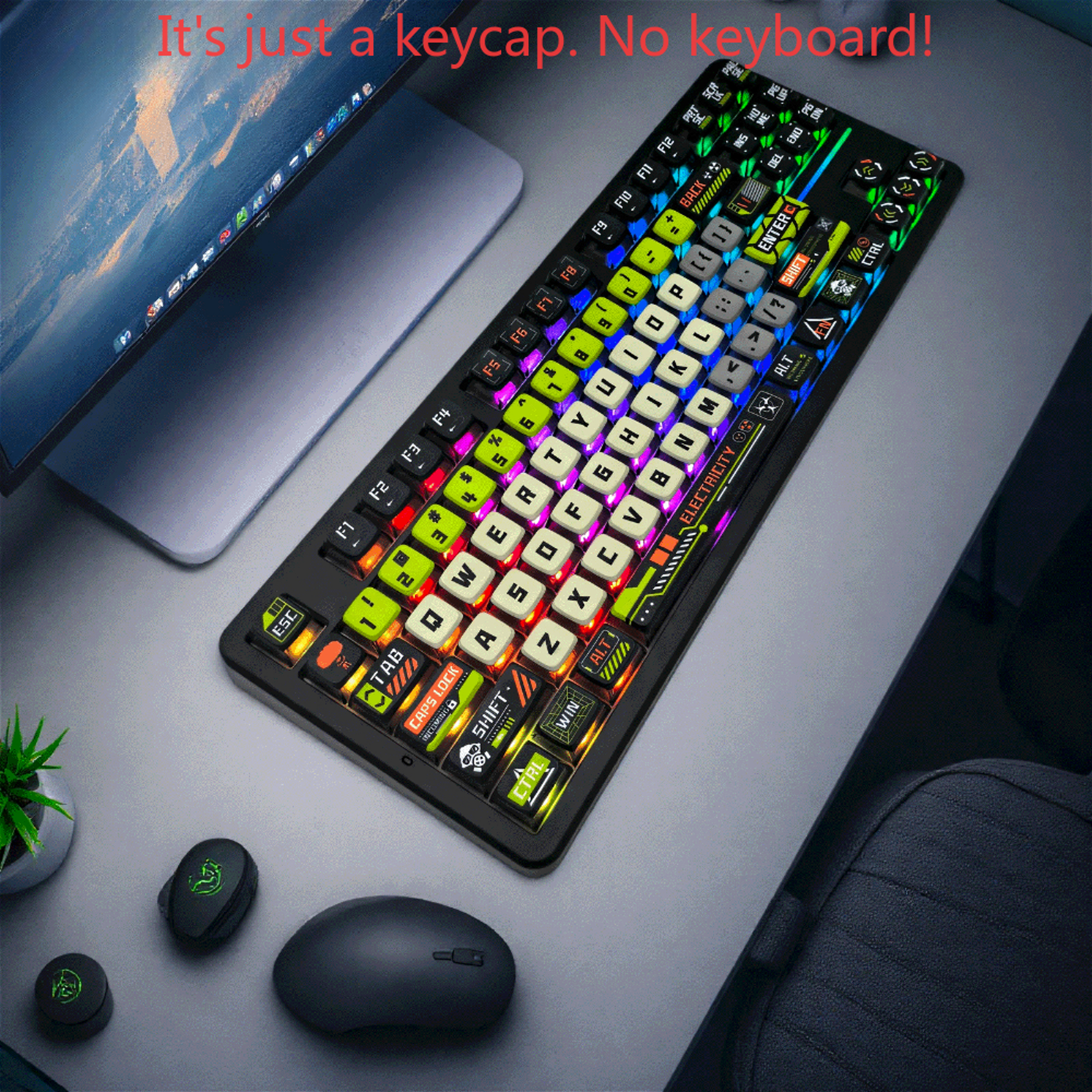 Doomsday Crossing Personalized Keycaps Translucent Pudding Keycaps PBT PC SAX Quad For MX Switch Me 1