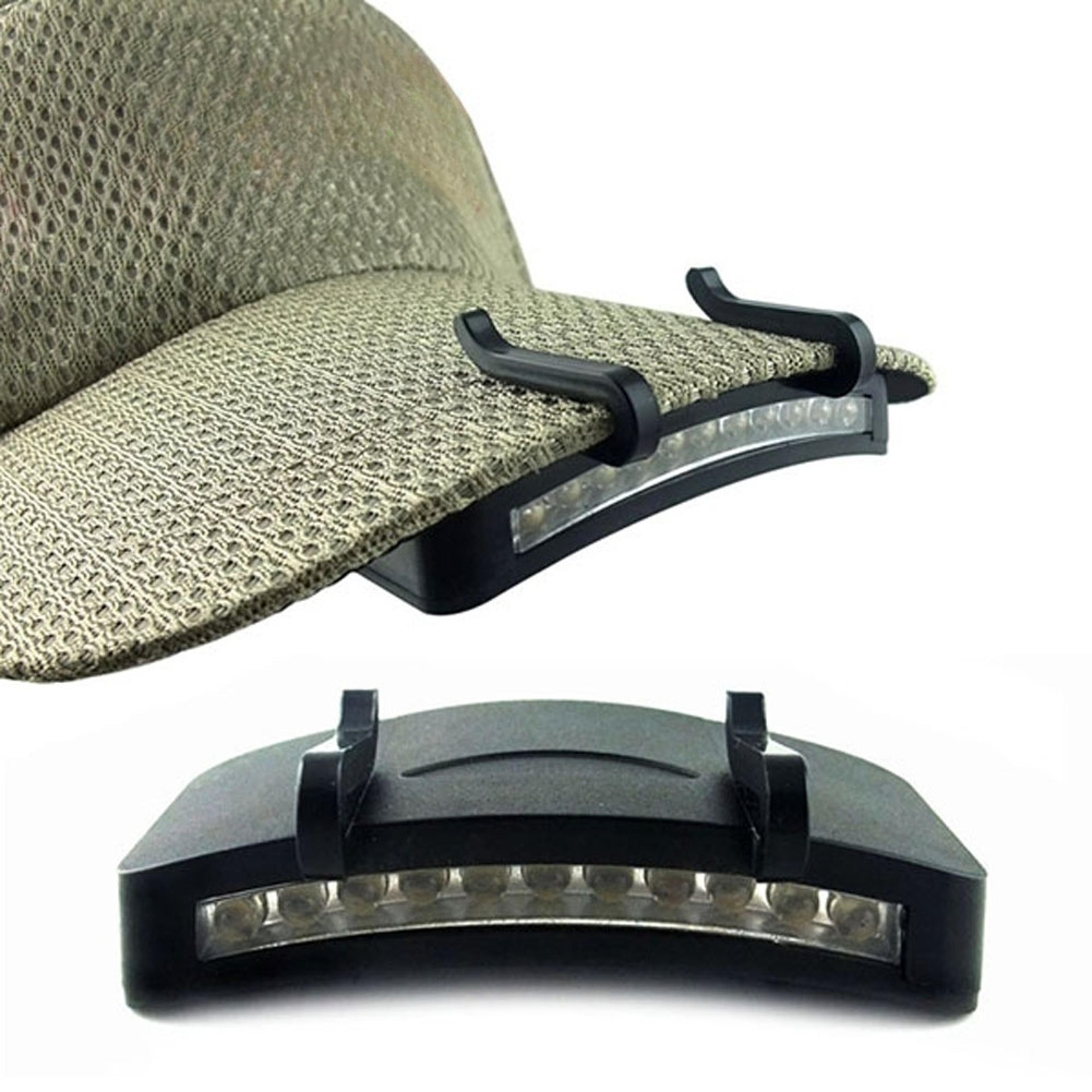 clip on super bright led headlamp cap torch for fishing, hunting and outdoor adventures