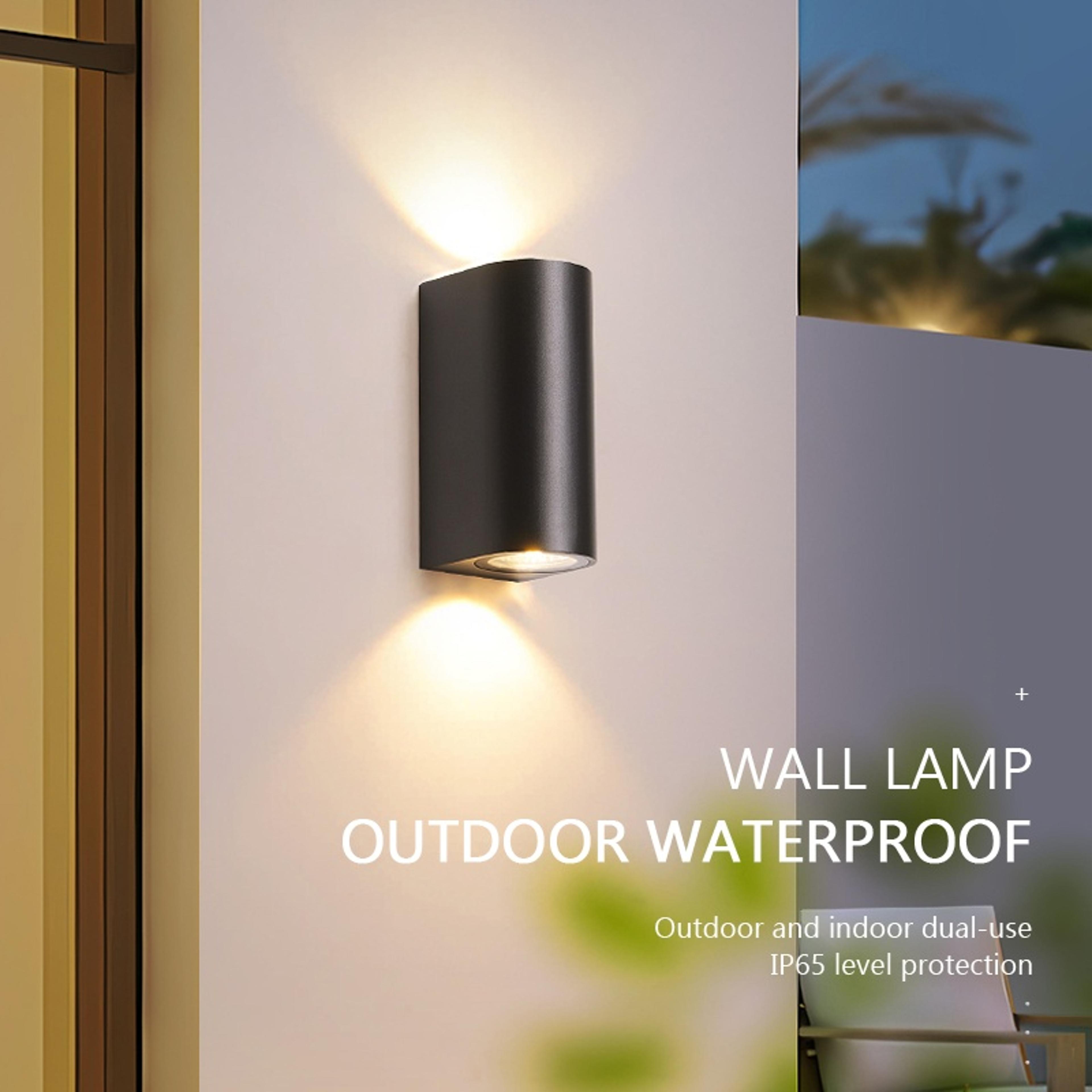 indoor bedroom bedside wall light, outdoor garden lamp, upper lower lighting