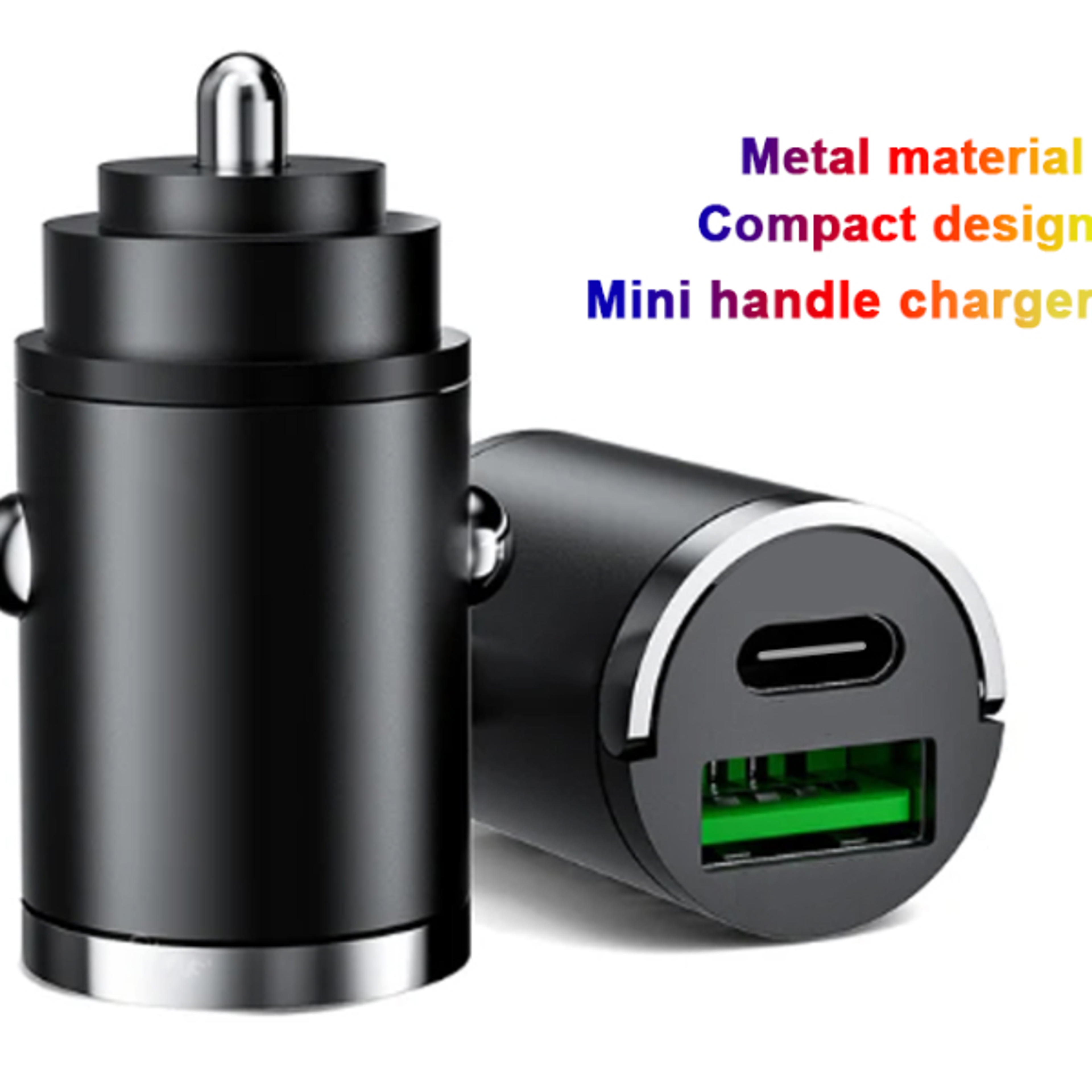 usb c fast charging car charger, car phone charger adapter for samsung huawei xiaomi iphone