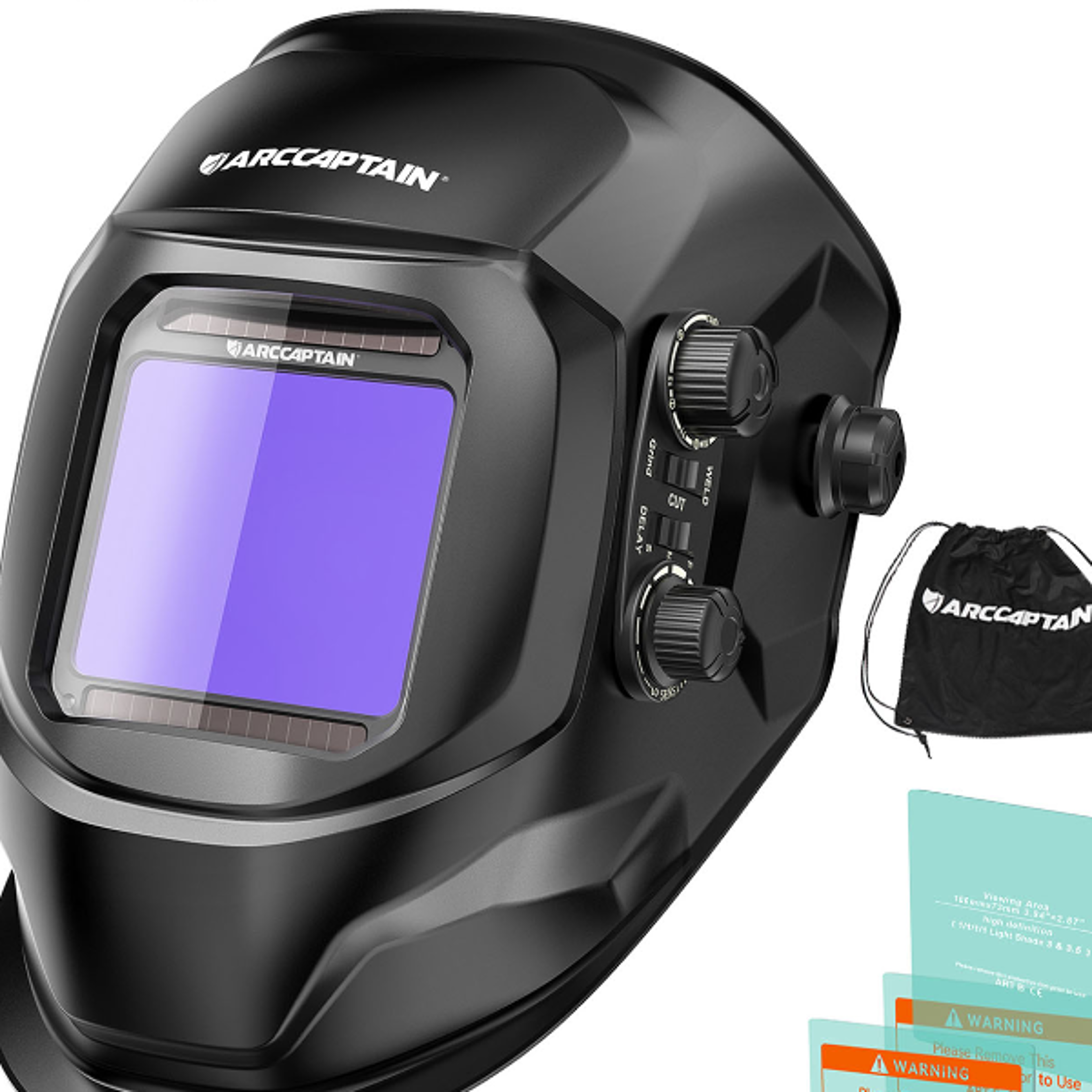 solar cell powered helmet auto darkening welding mask for tig mig arc welder