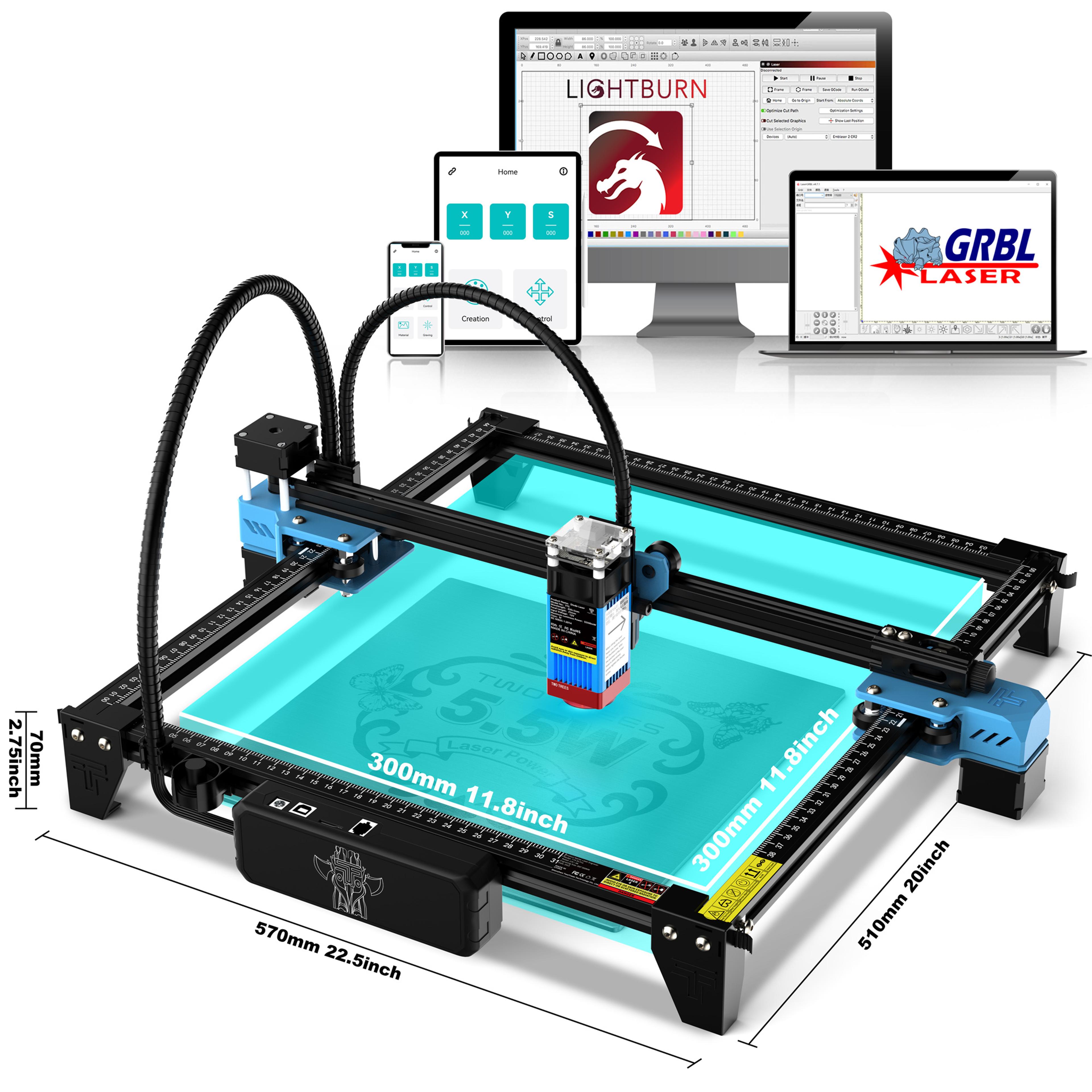Precision Laser Engraver With Wifi Offline Control Laser Engraving And Cutting Machine For Home Use 1