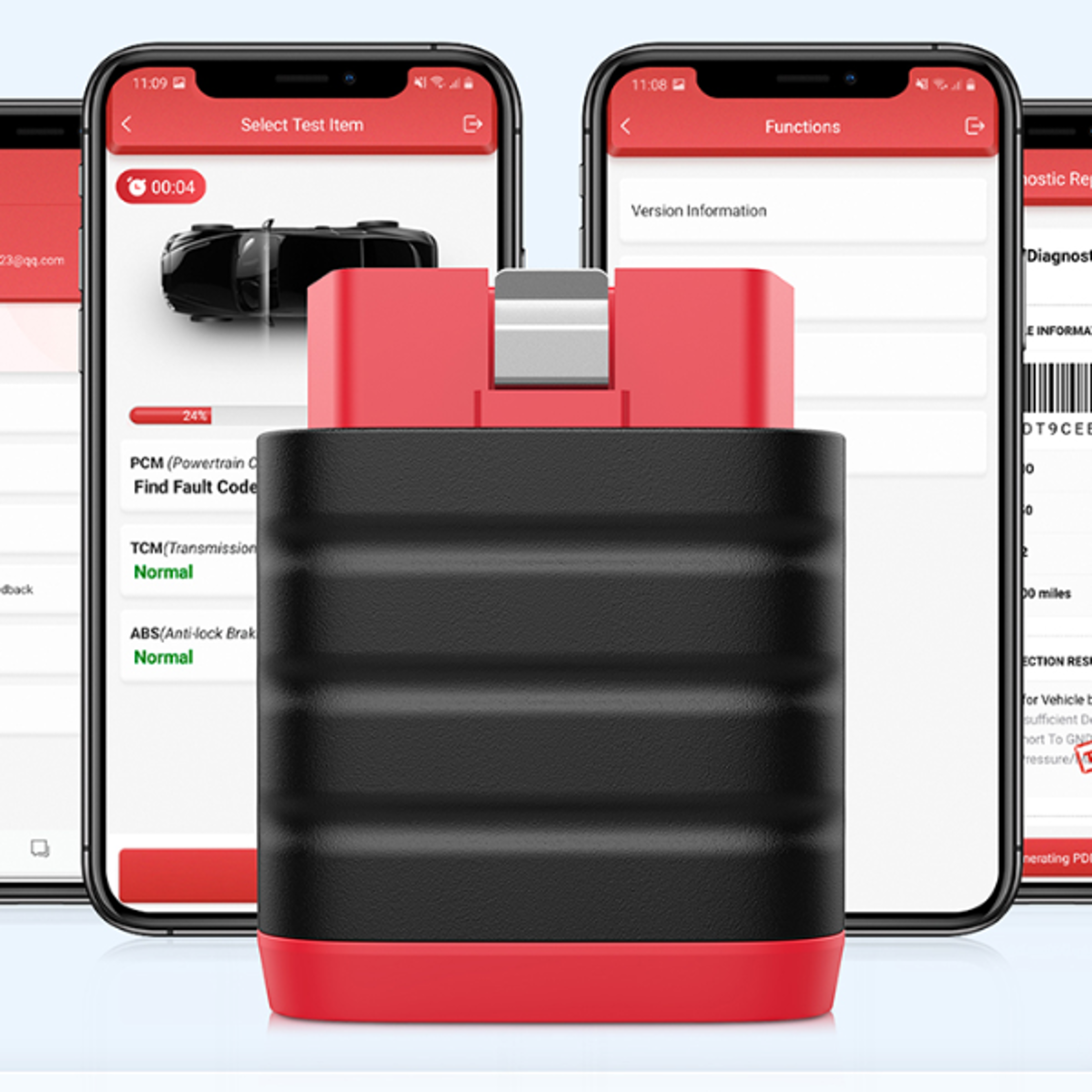 obd code reader, car diagnostic tools, all system diagnosis, lifetime updater