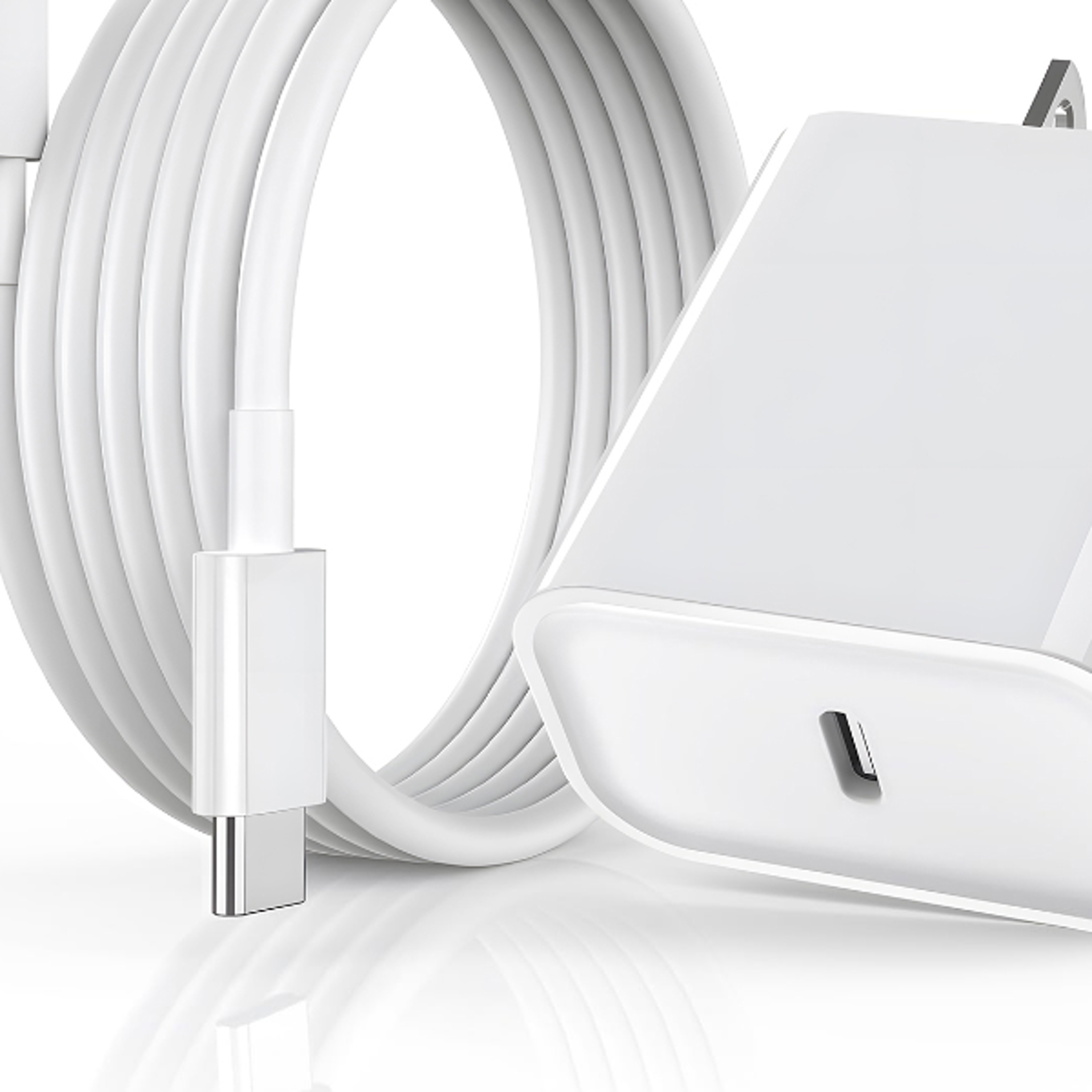 usb type c fast charging data cable for iphone ipad, phone charger set accessories