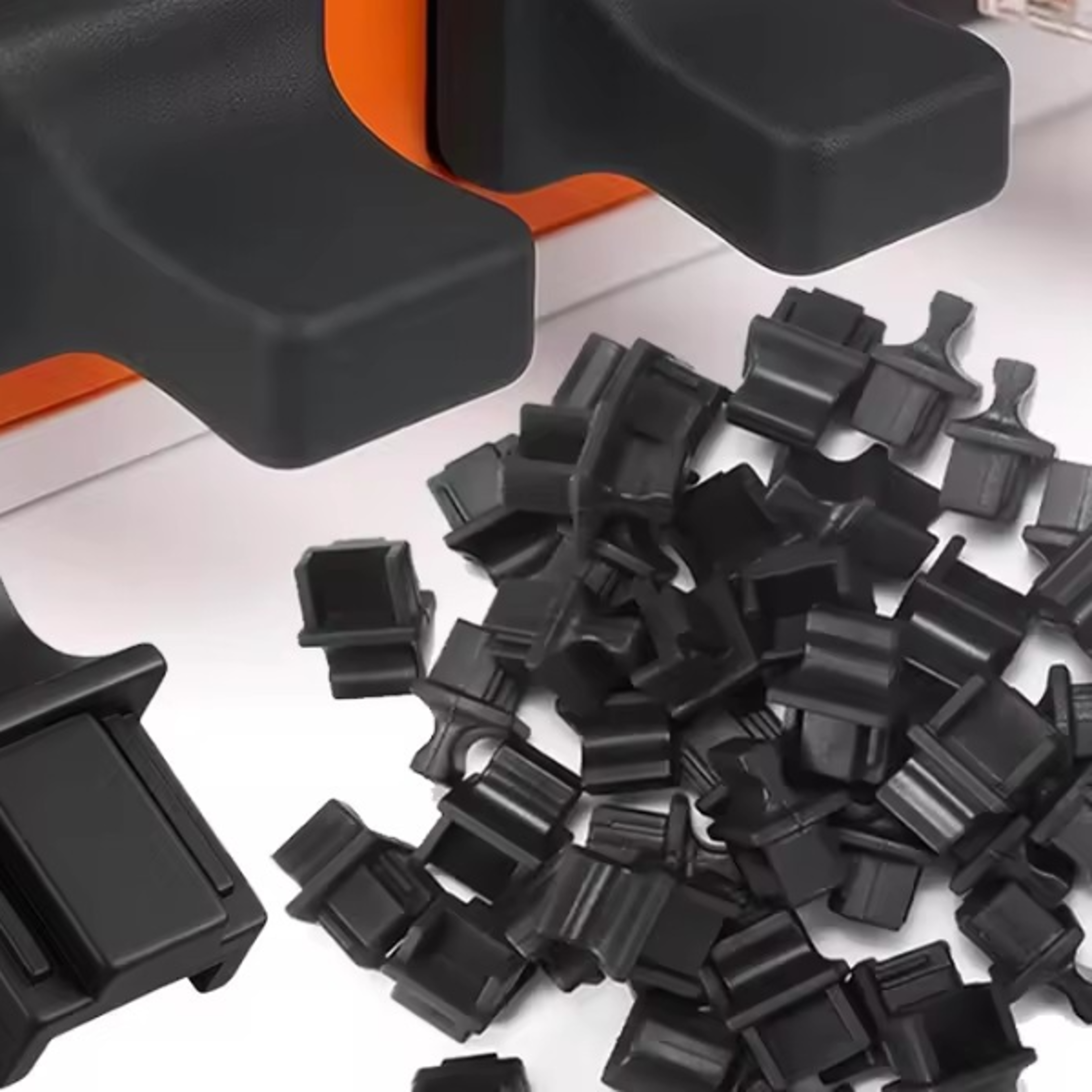 ethernet lan port protectors, silicone dustplugs for router hub and computer ports