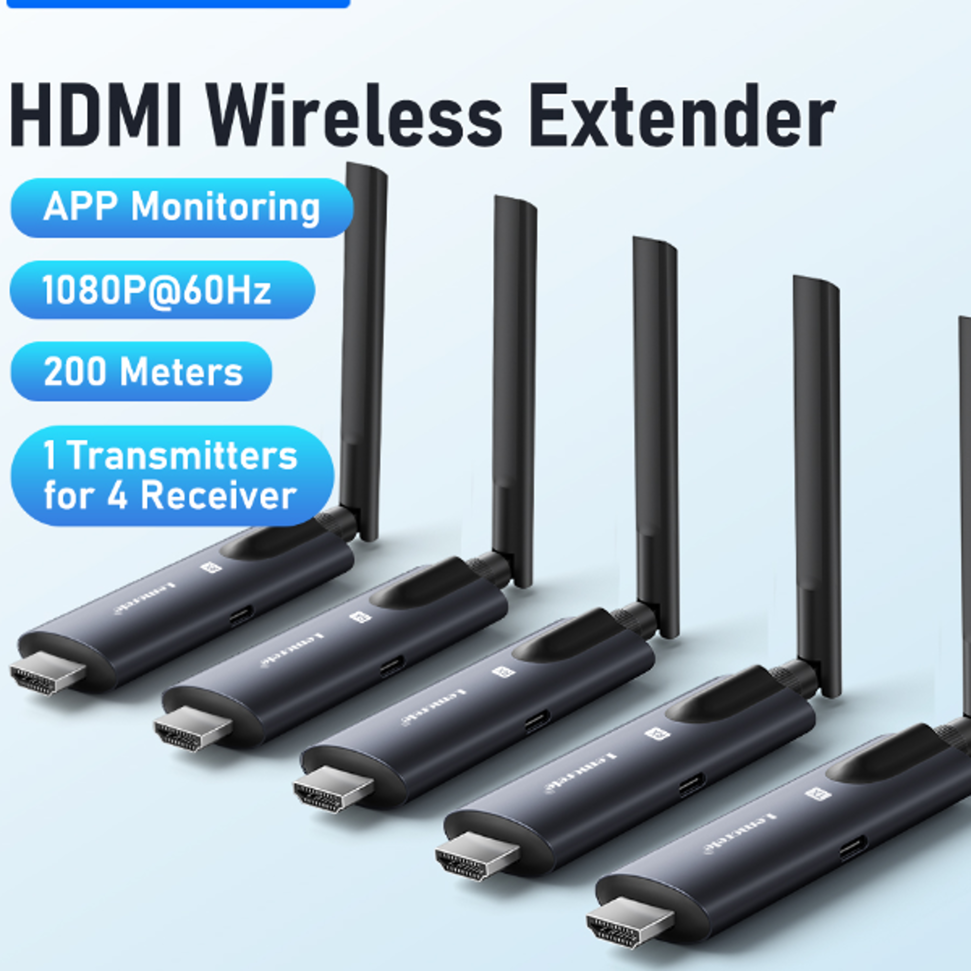 audio transmitter for laptop, tv, projector, monitor, transmitter receiver meeting screen sharing
