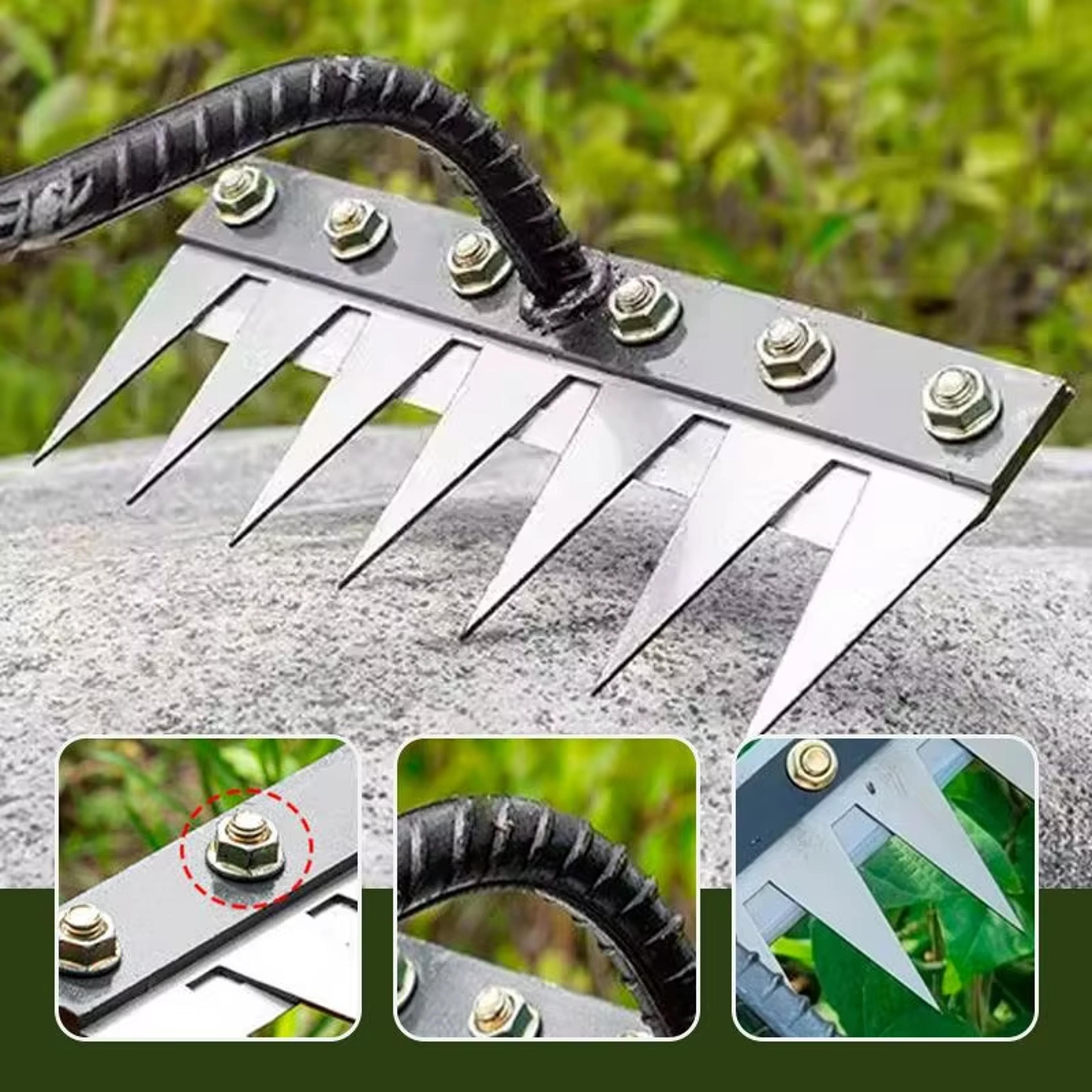 Soil Nail Rake Tool Weeding Rake Grasping Raking Farm Tool Artifact 2