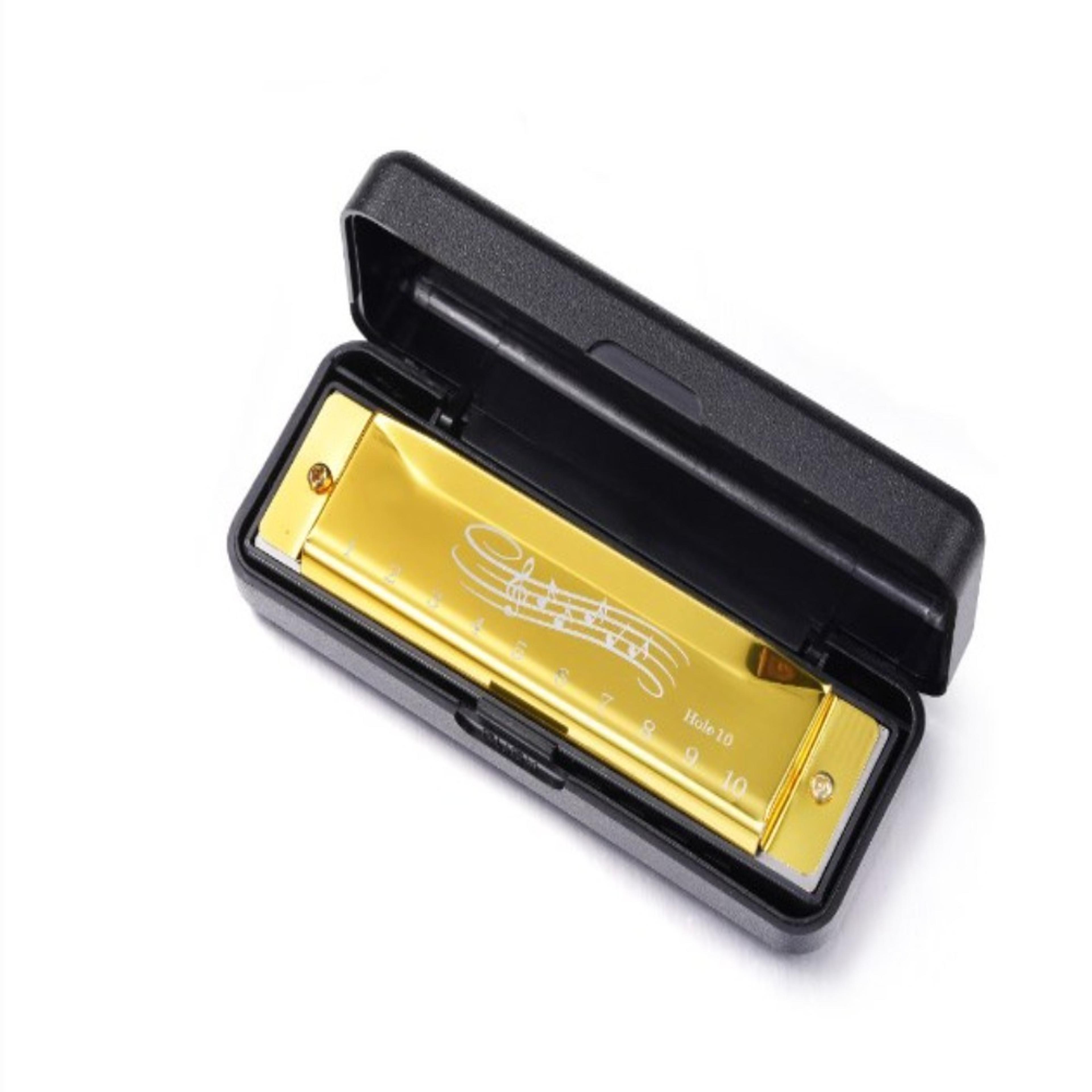 Beginners Educational Harmonica Toy Safe Blues Metal Rectangle Harmonica For Kids Ideal Gift 9
