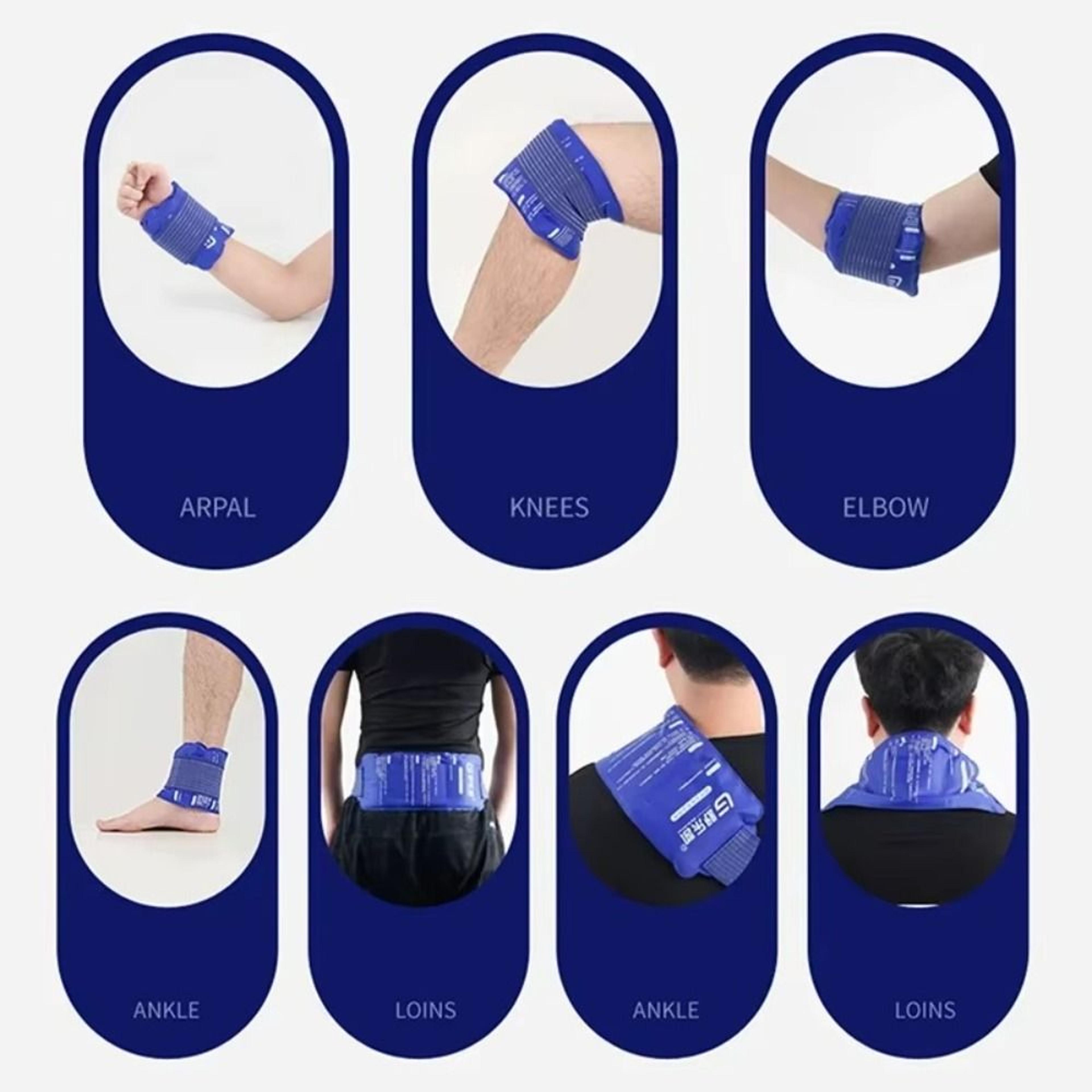 multipurpose gel ice cold packs, new reusable hot cold gel pack, blue cooling mat for muscle pain