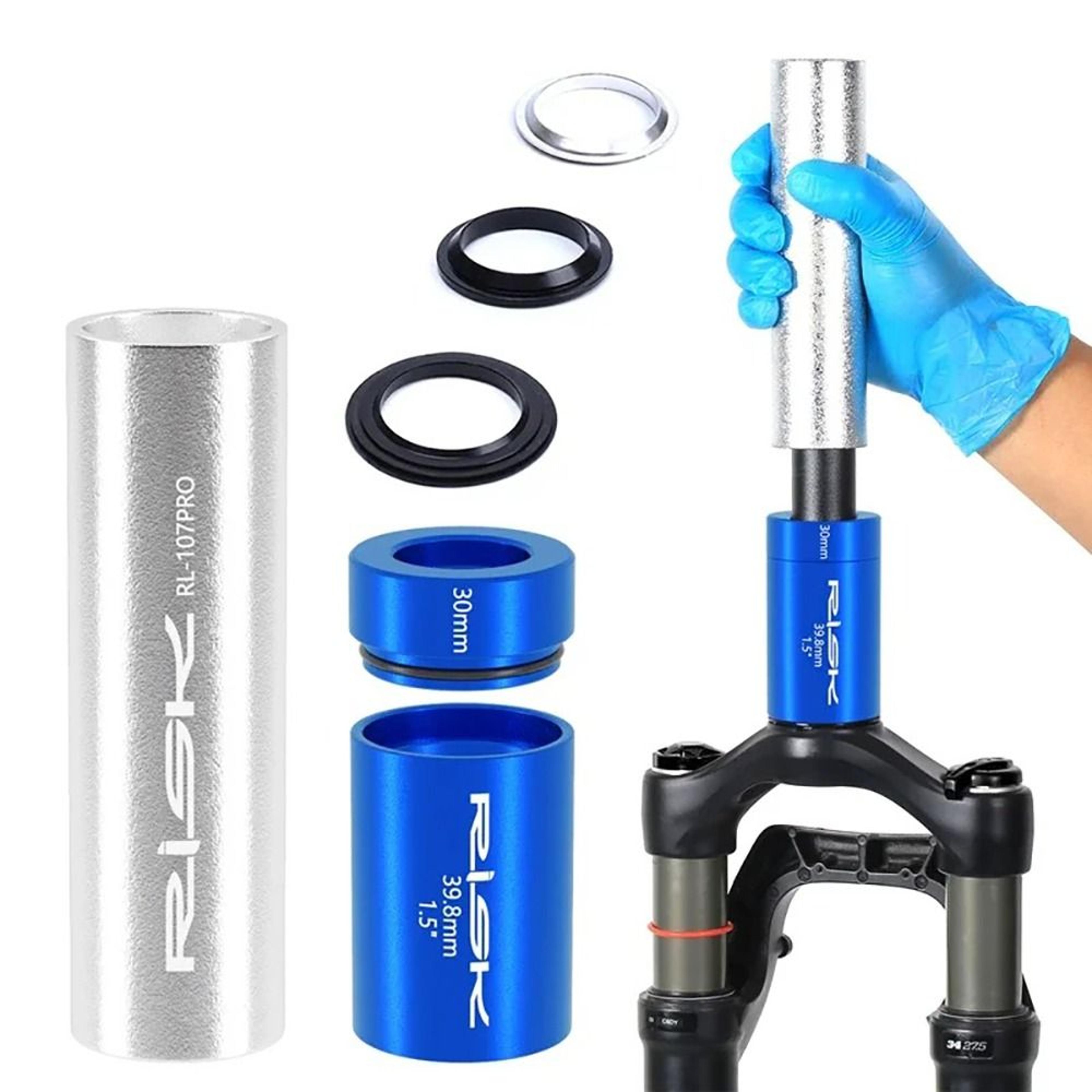 universal headset press tool, quick release, aluminum alloy bicycle fork, anti-slip install