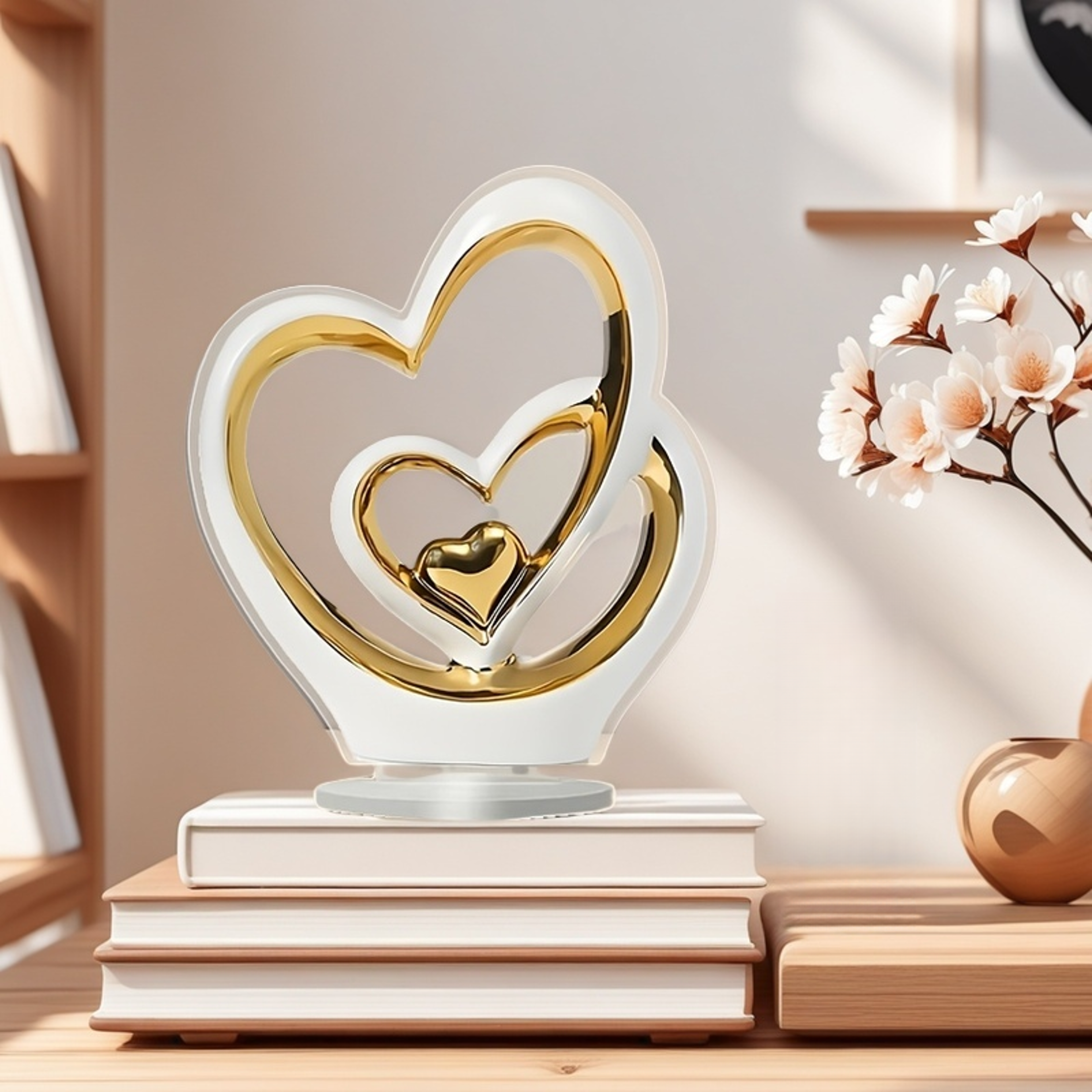 Luxury HeartShaped Minimalist Decor For Living Room Wine Bar  TV Cabinet 3