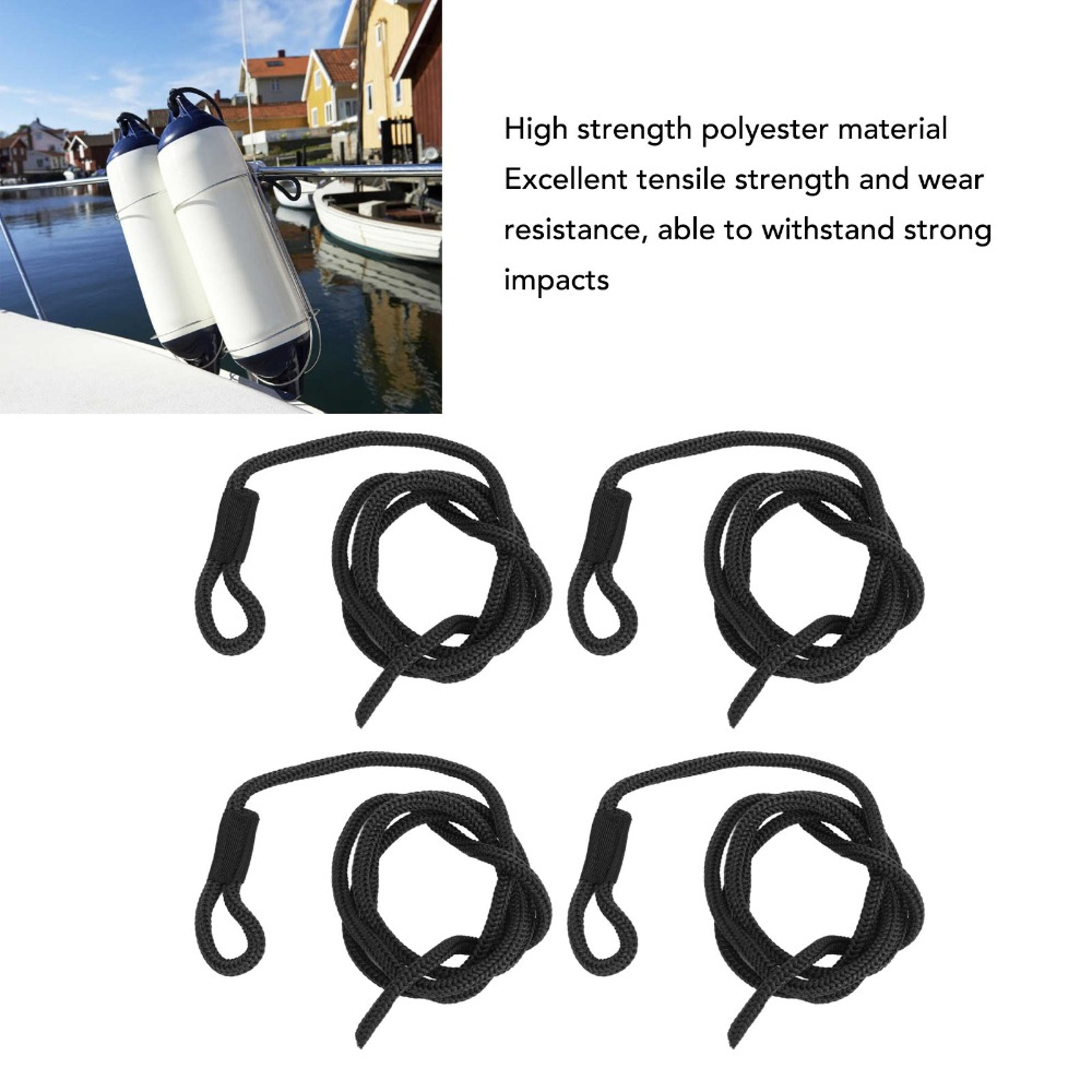 high strength polyester dock line, marine bumper boat rope for safety