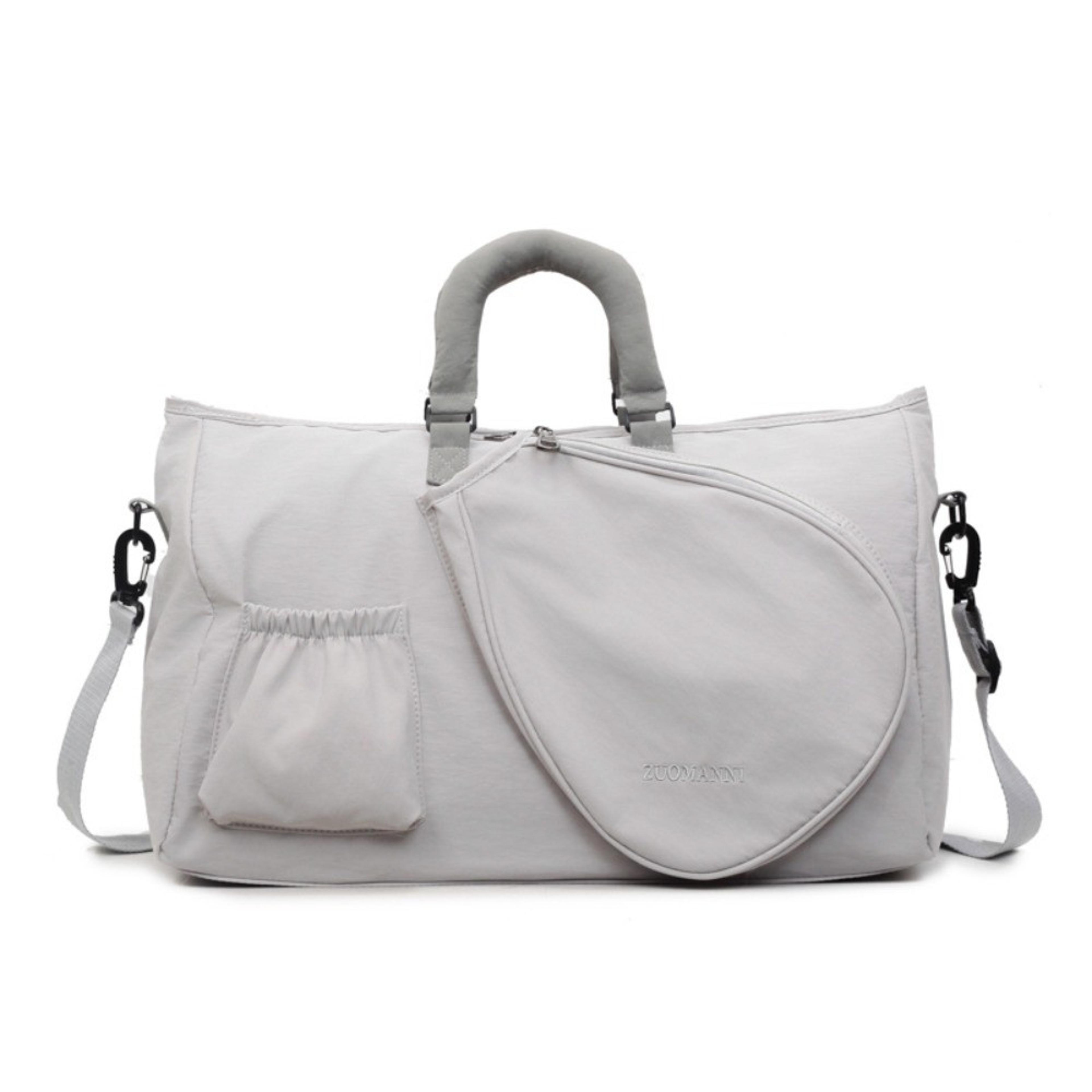 durable fitness gym handbag, professional badminton rackets bag with dry wet separation