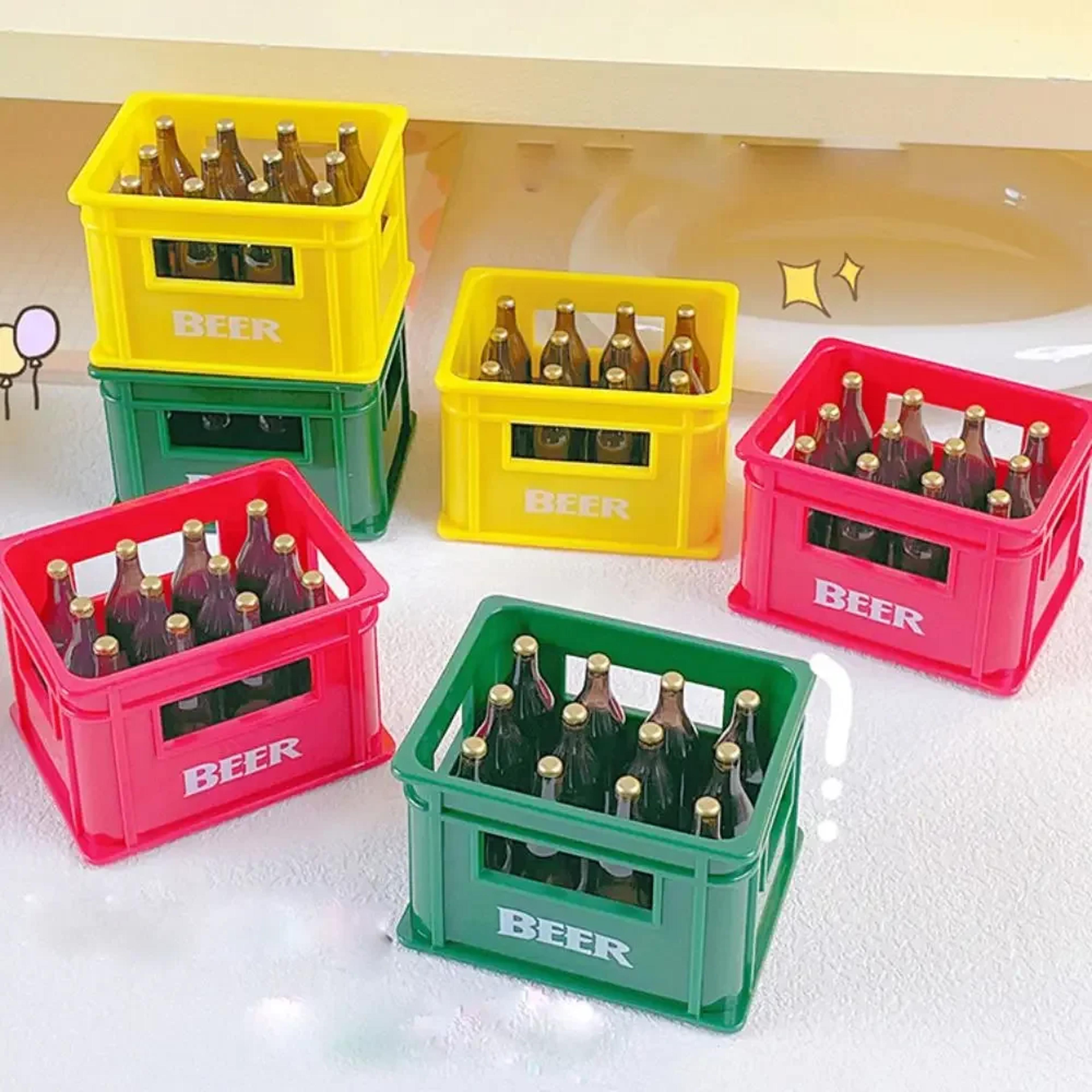 beer bottle opener desk decoration ornament magnetic cartoon