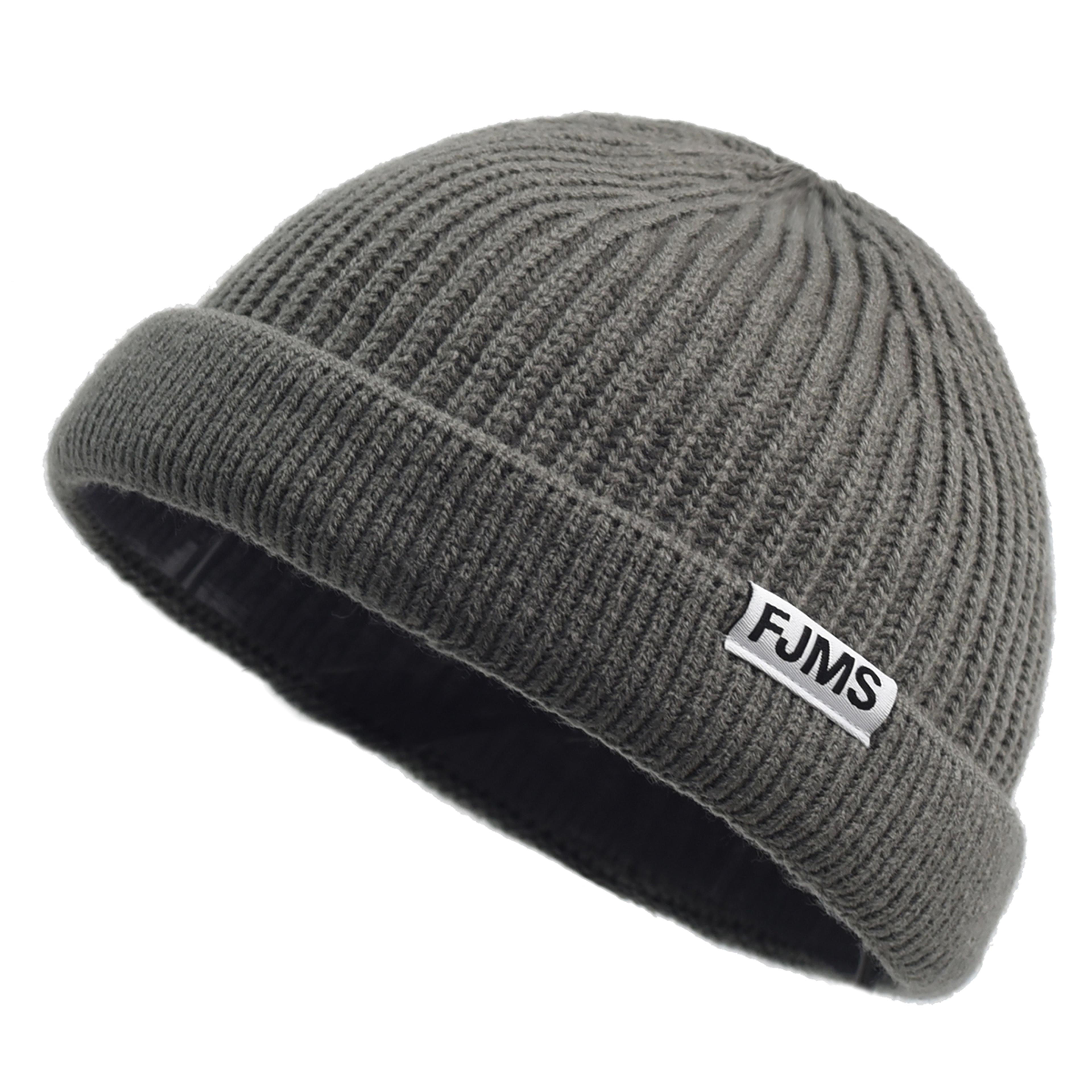 winter fisherman beanie hat, brimless baggy melon cap for women and men