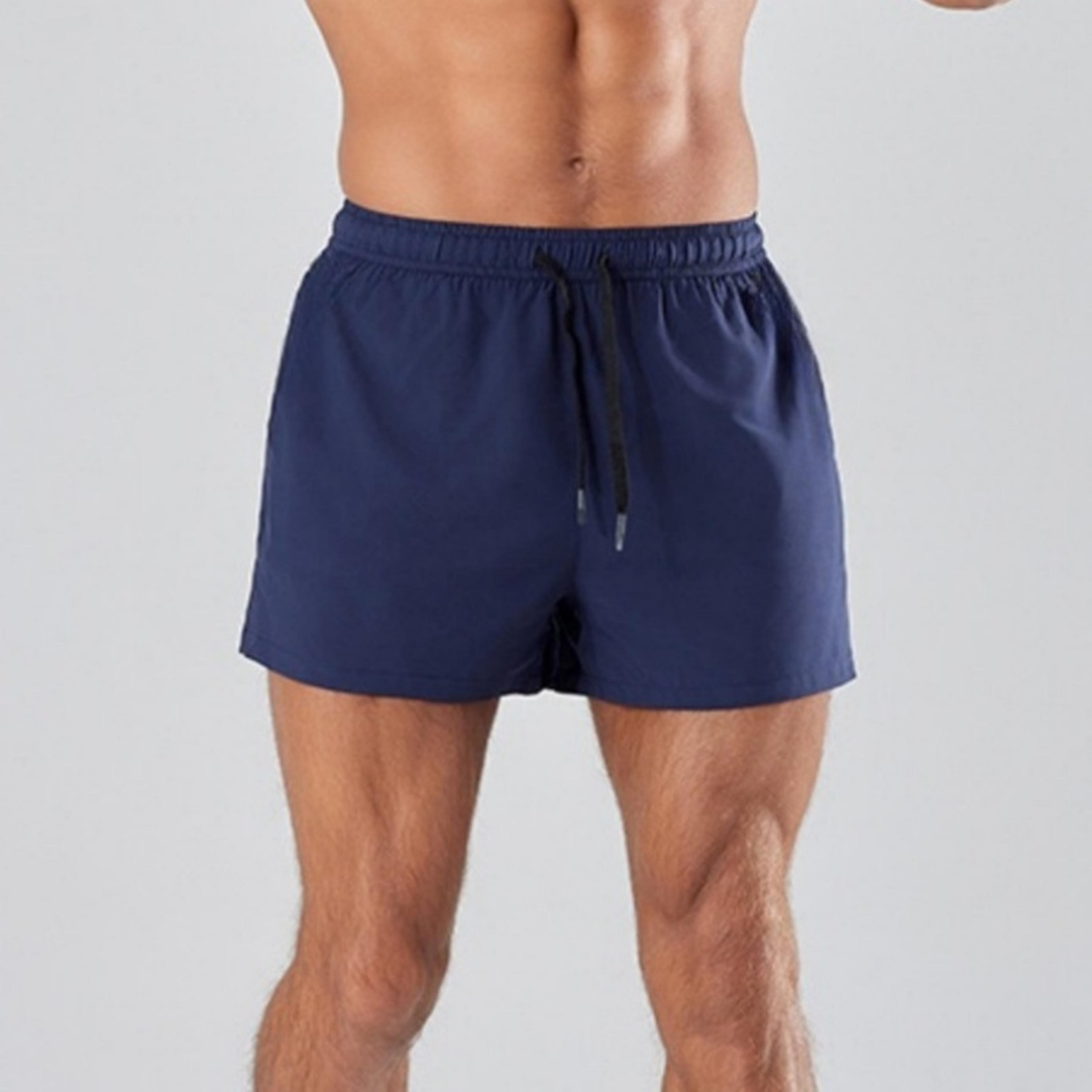beach pants running sport, summer men's casual shorts, thin sweatpant leisure loose shorts, large size straight shorts