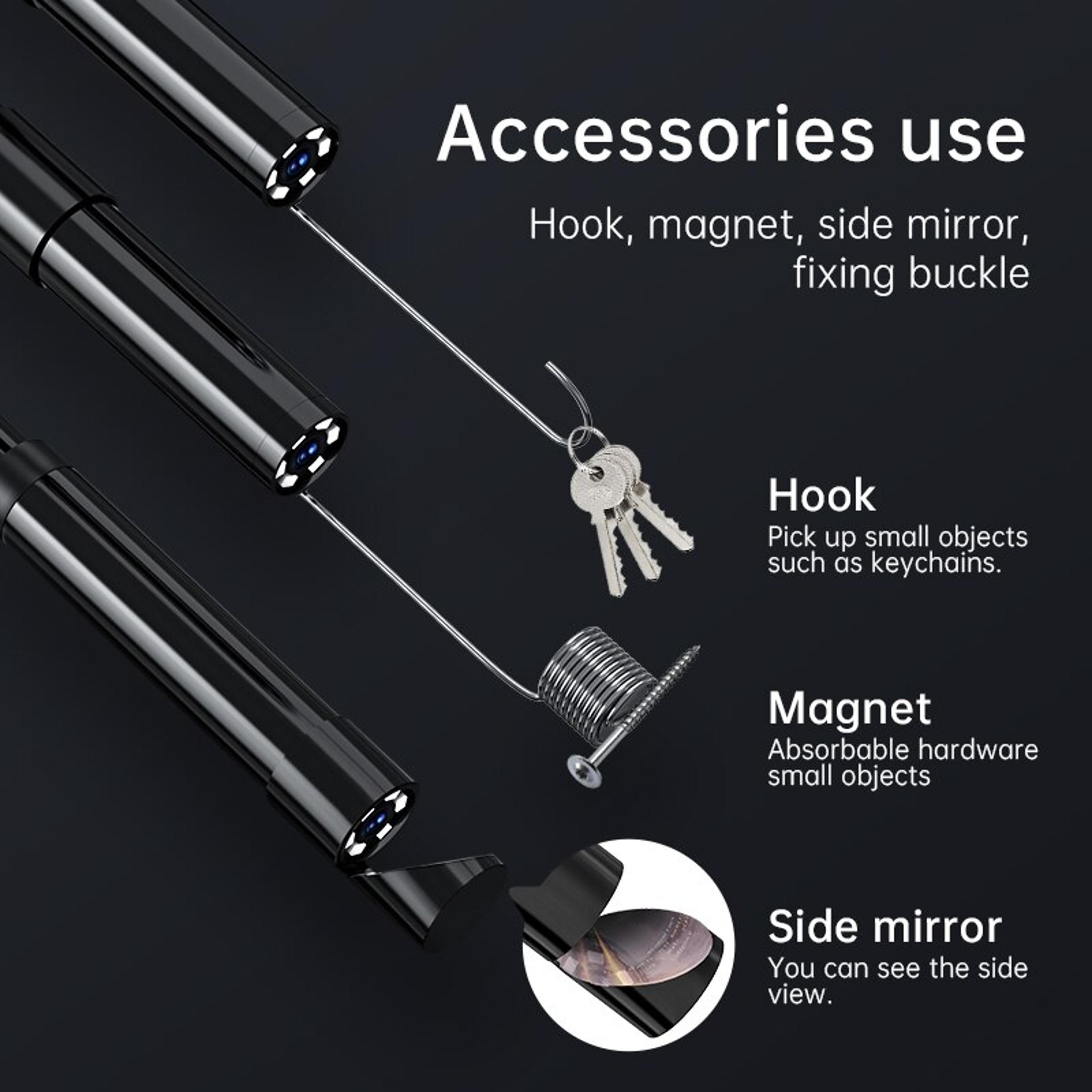 Industrial Endoscope Camera  Waterproof Borescope For Car Sewer And Pipe Inspections 5