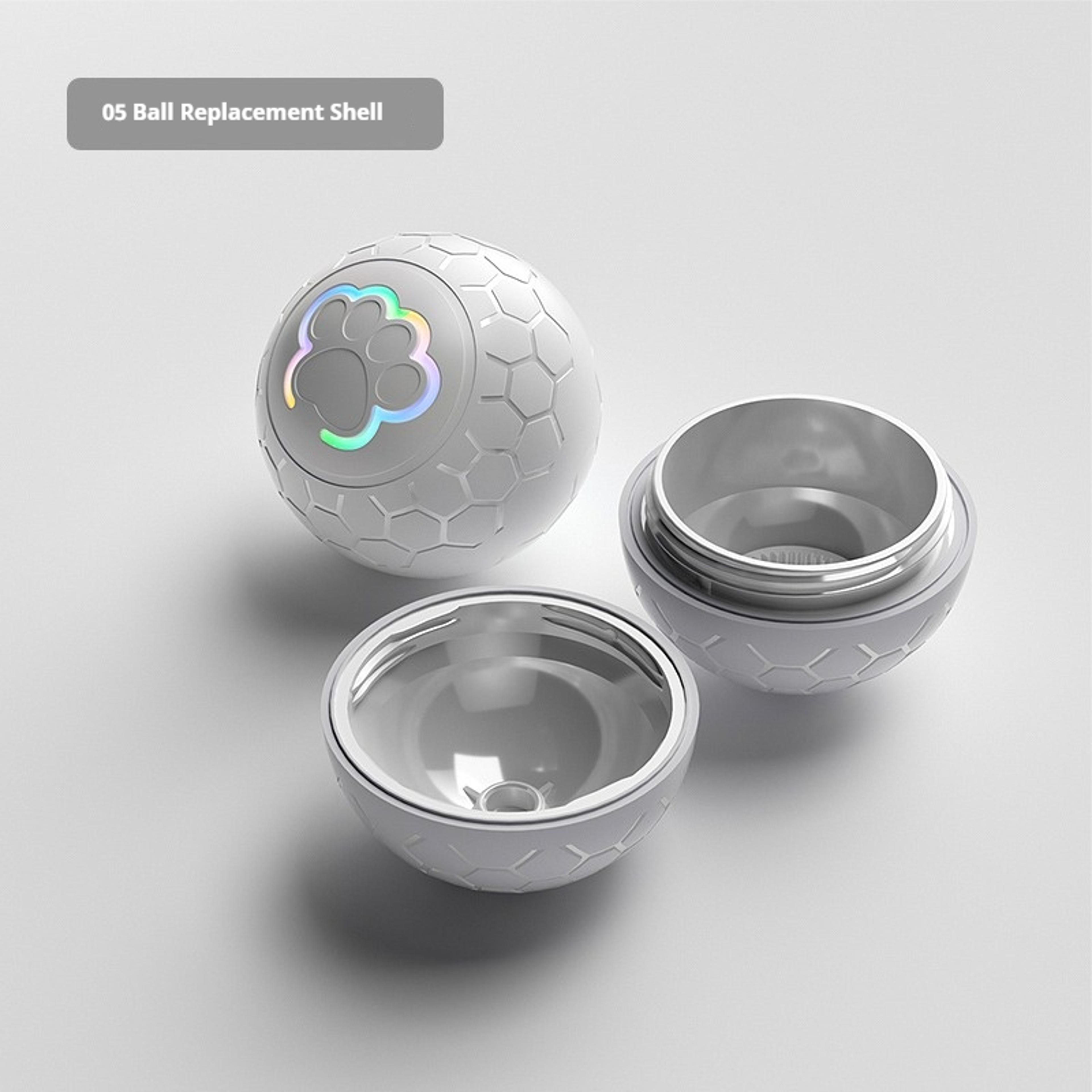 Smart Interactive Dog Toy Ball USB Rechargeable Automatic Rolling Pet Toy With RGB Lights For Activ 4