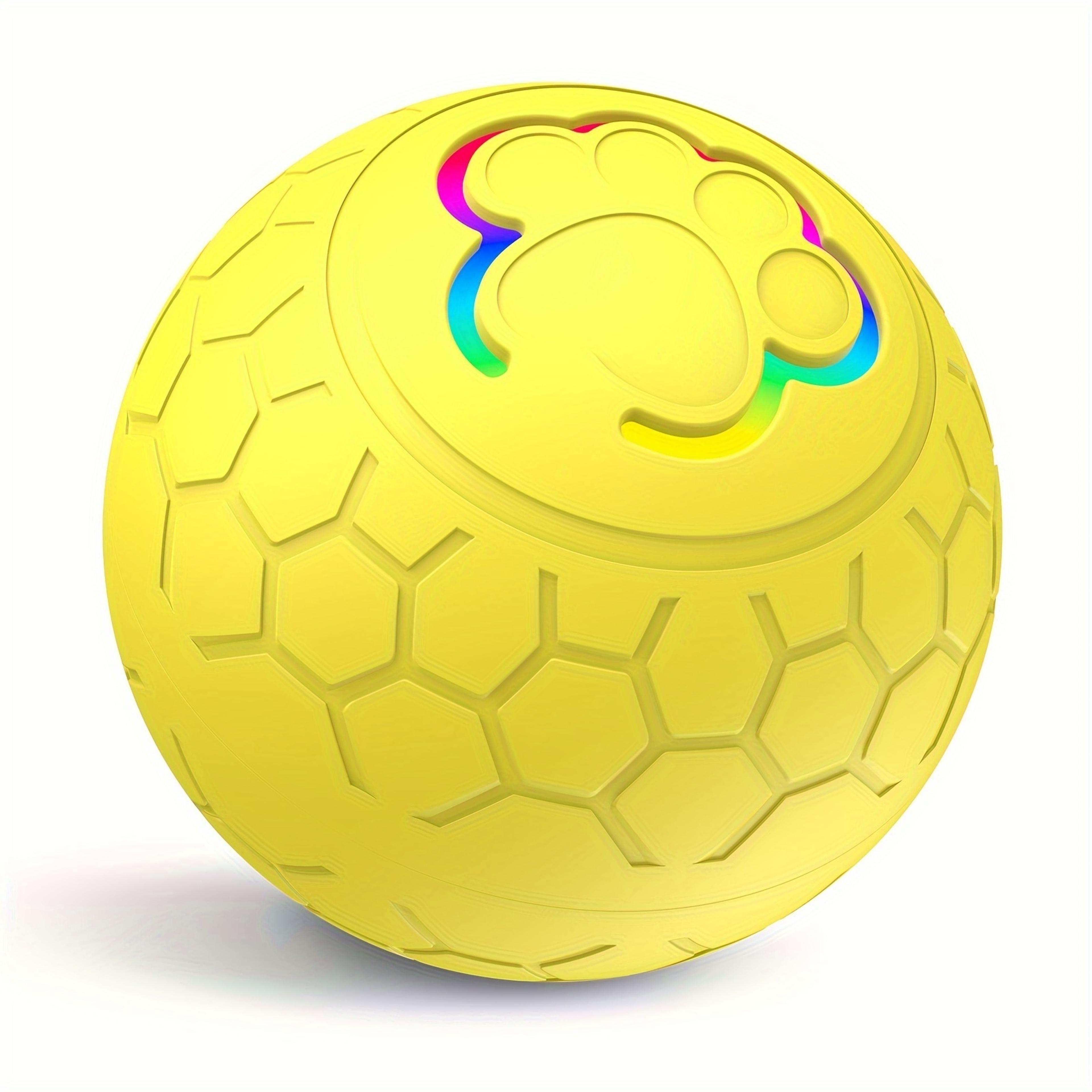 Smart Interactive Dog Toy Ball USB Rechargeable Automatic Rolling Pet Toy With RGB Lights For Activ 7