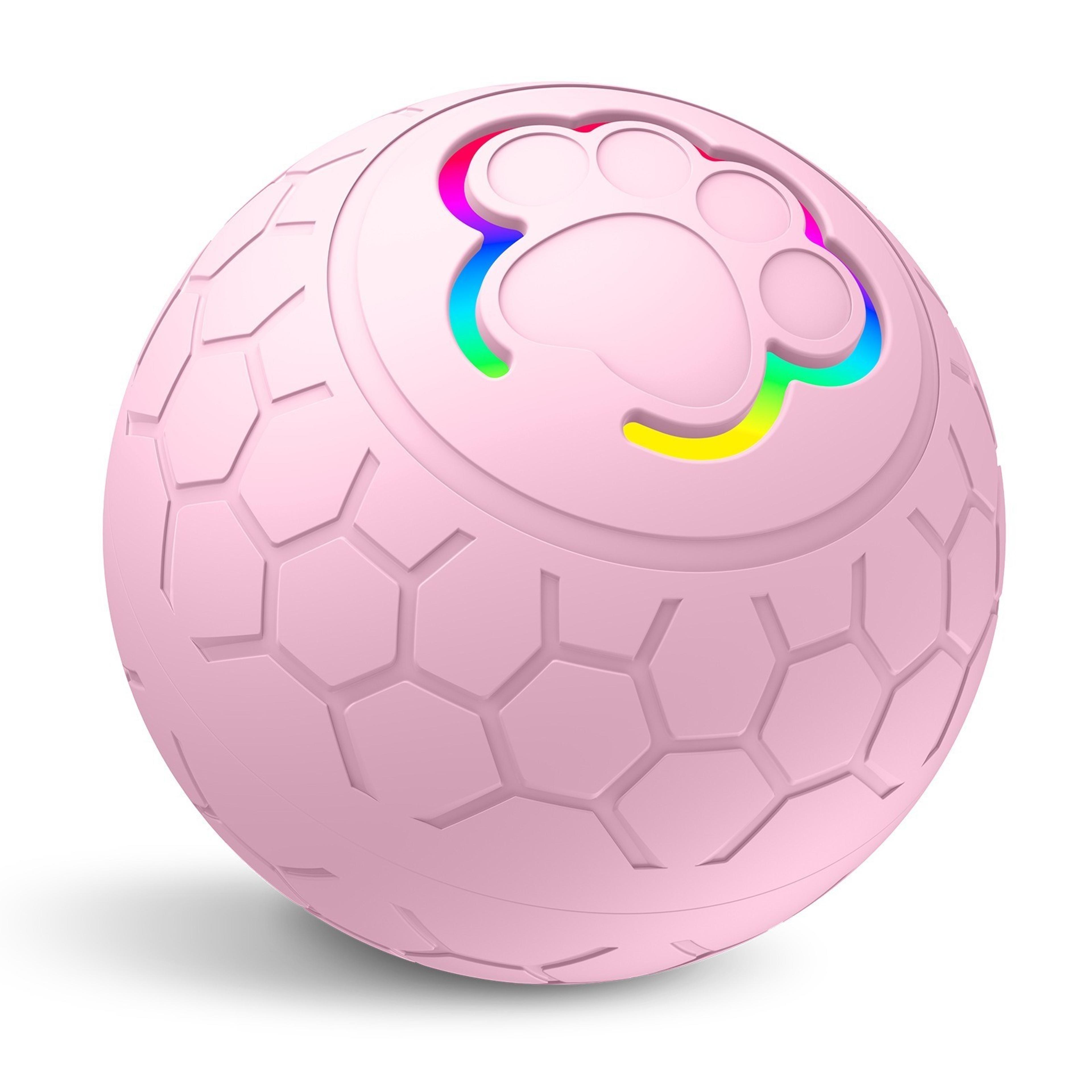 Smart Interactive Dog Toy Ball USB Rechargeable Automatic Rolling Pet Toy With RGB Lights For Activ 8