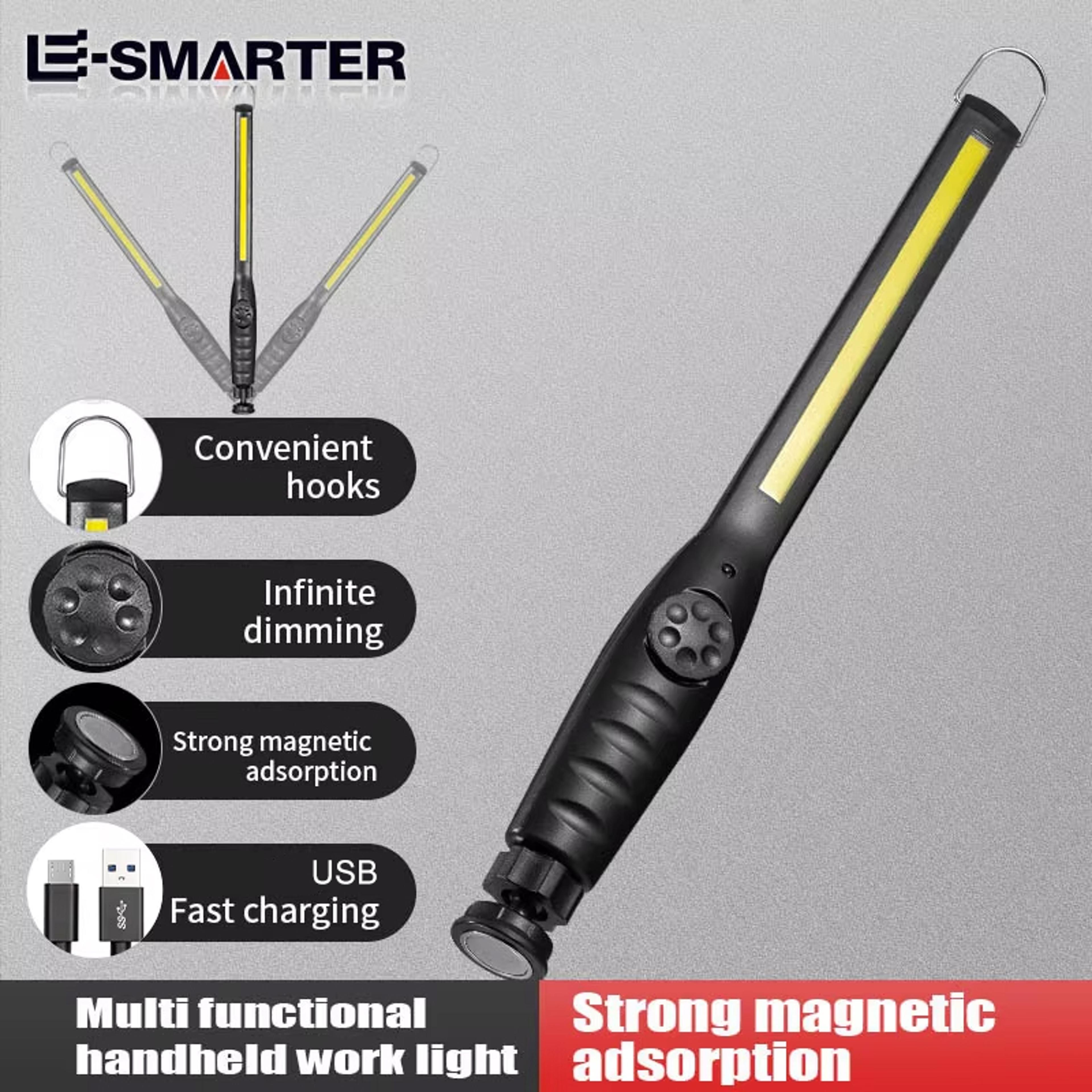Rechargeable Magnetic LED Work Light Portable Stepless Dimming Car Repair Lamp 5