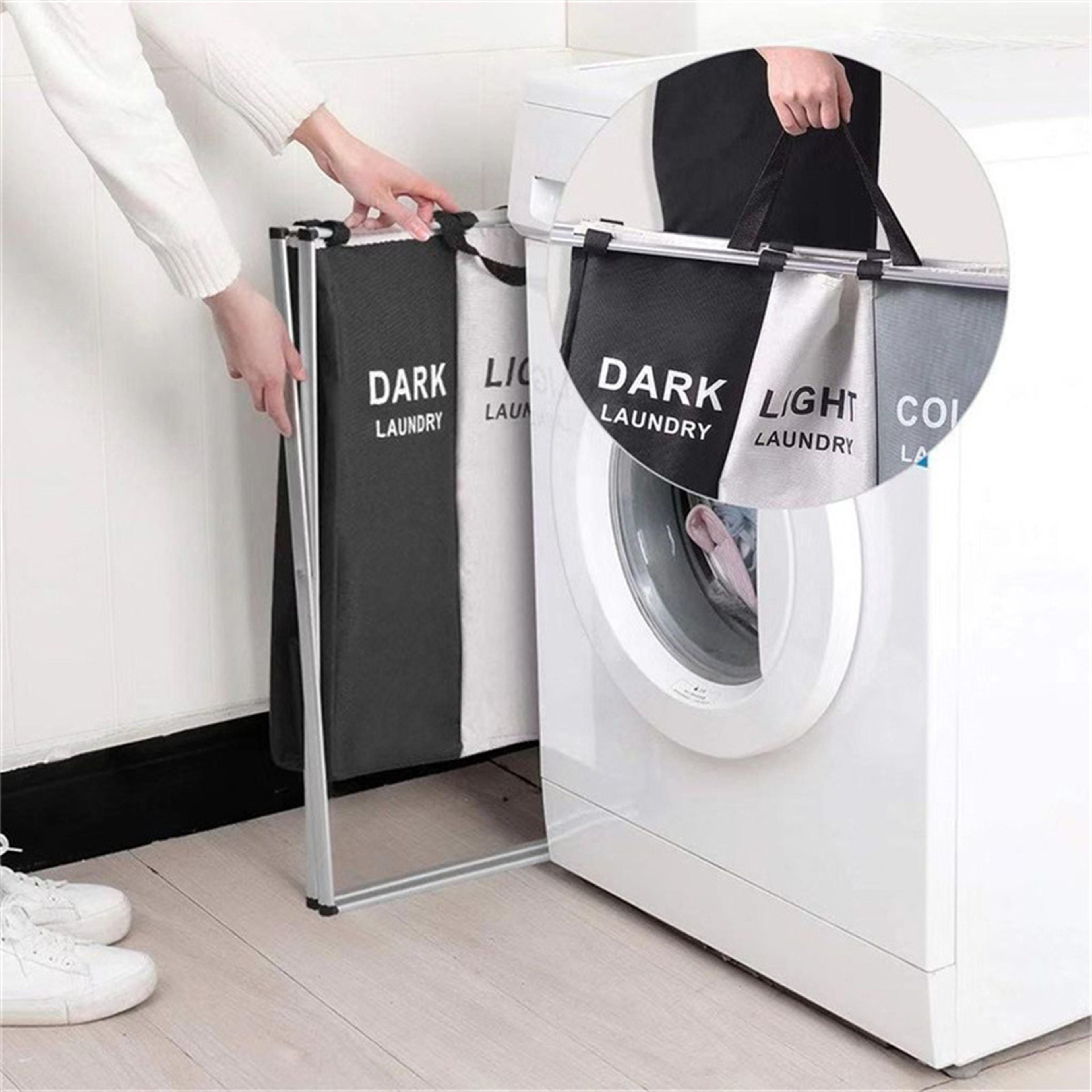 Large Foldable Laundry Basket  Waterproof Storage Hamper For Clothes Two Size Options 4