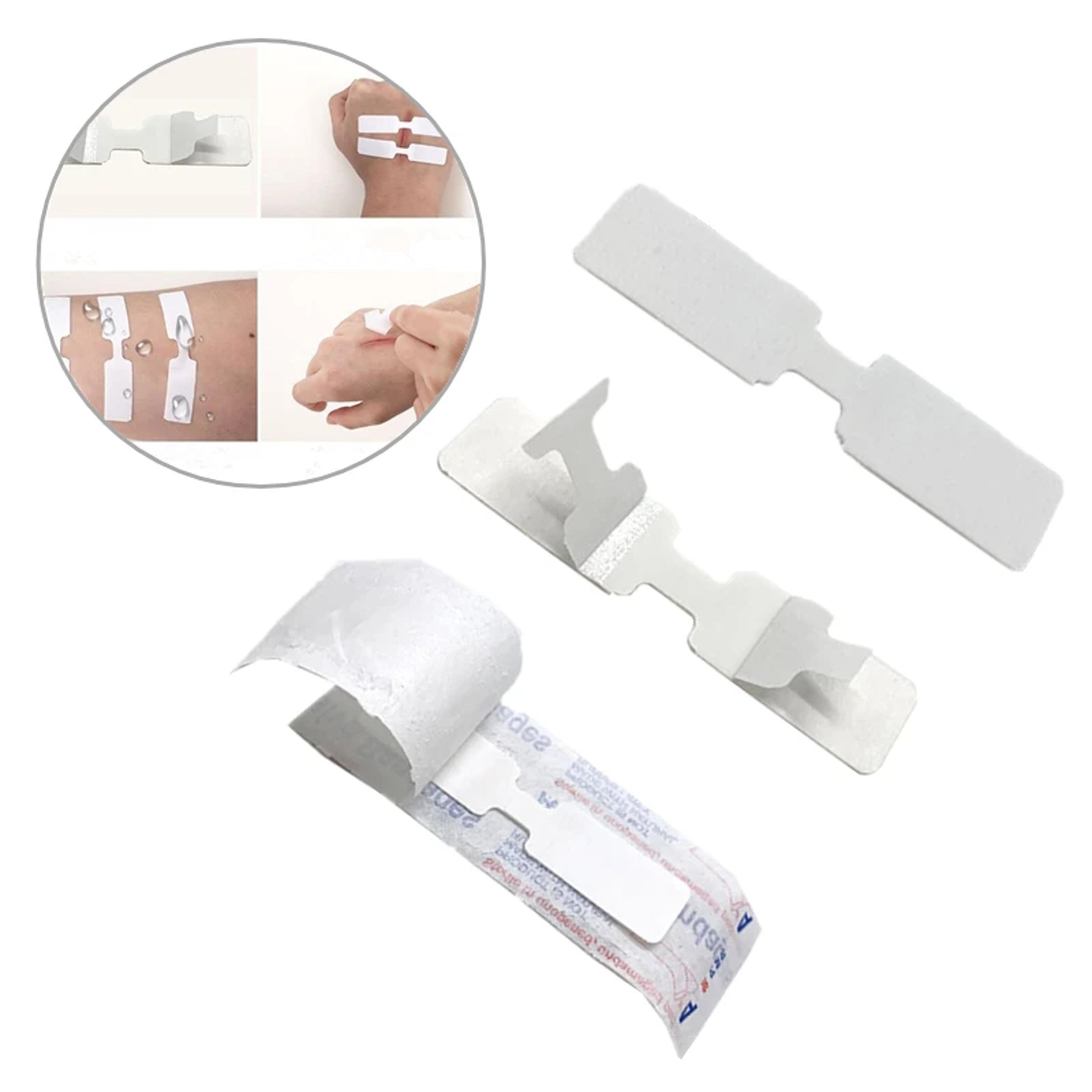 sutureless band aid skin muscle strain patch emergency first aid adhesive bandages for wound care