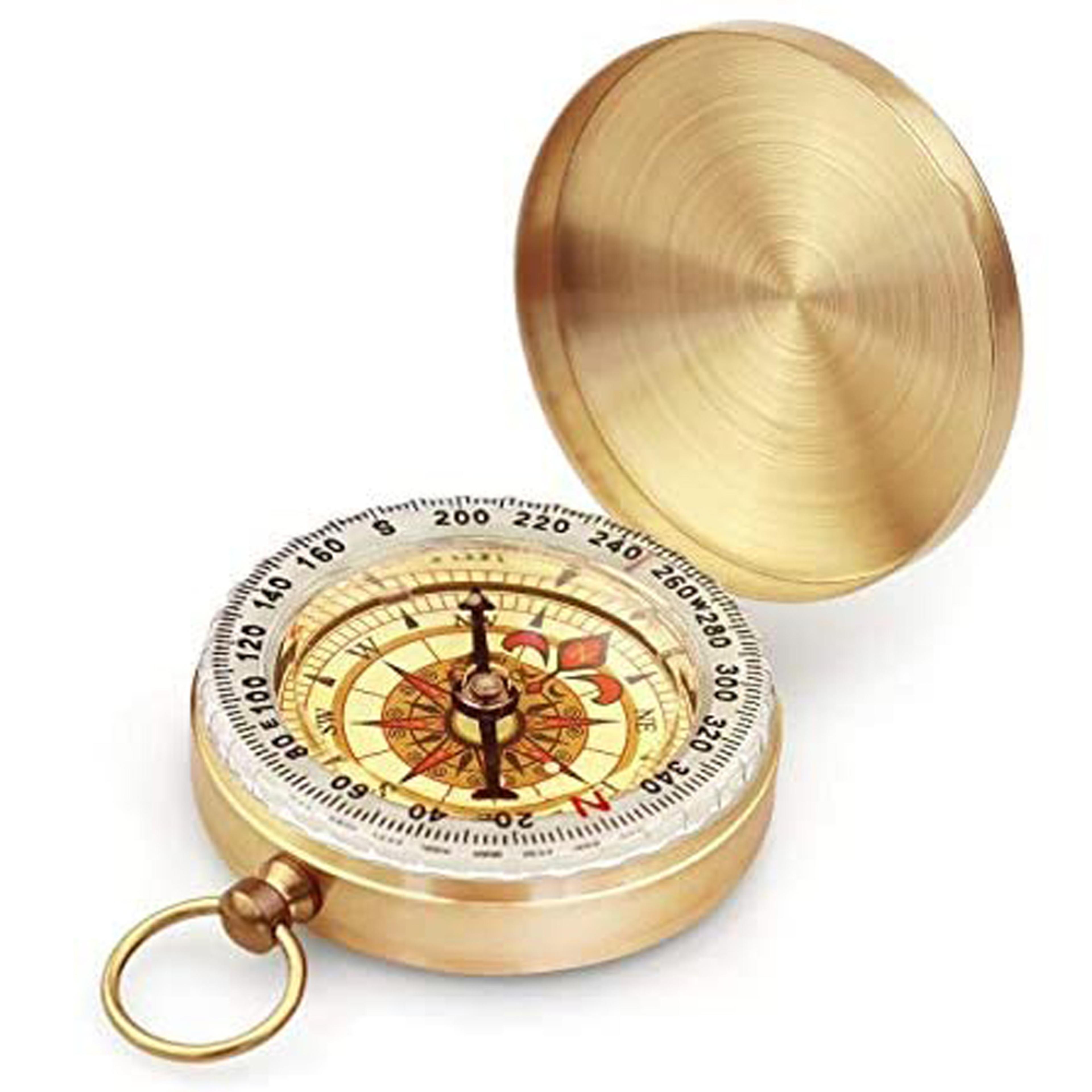 camping survival compass metal pocket compass for hiking, camping, and outdoor navigation tool