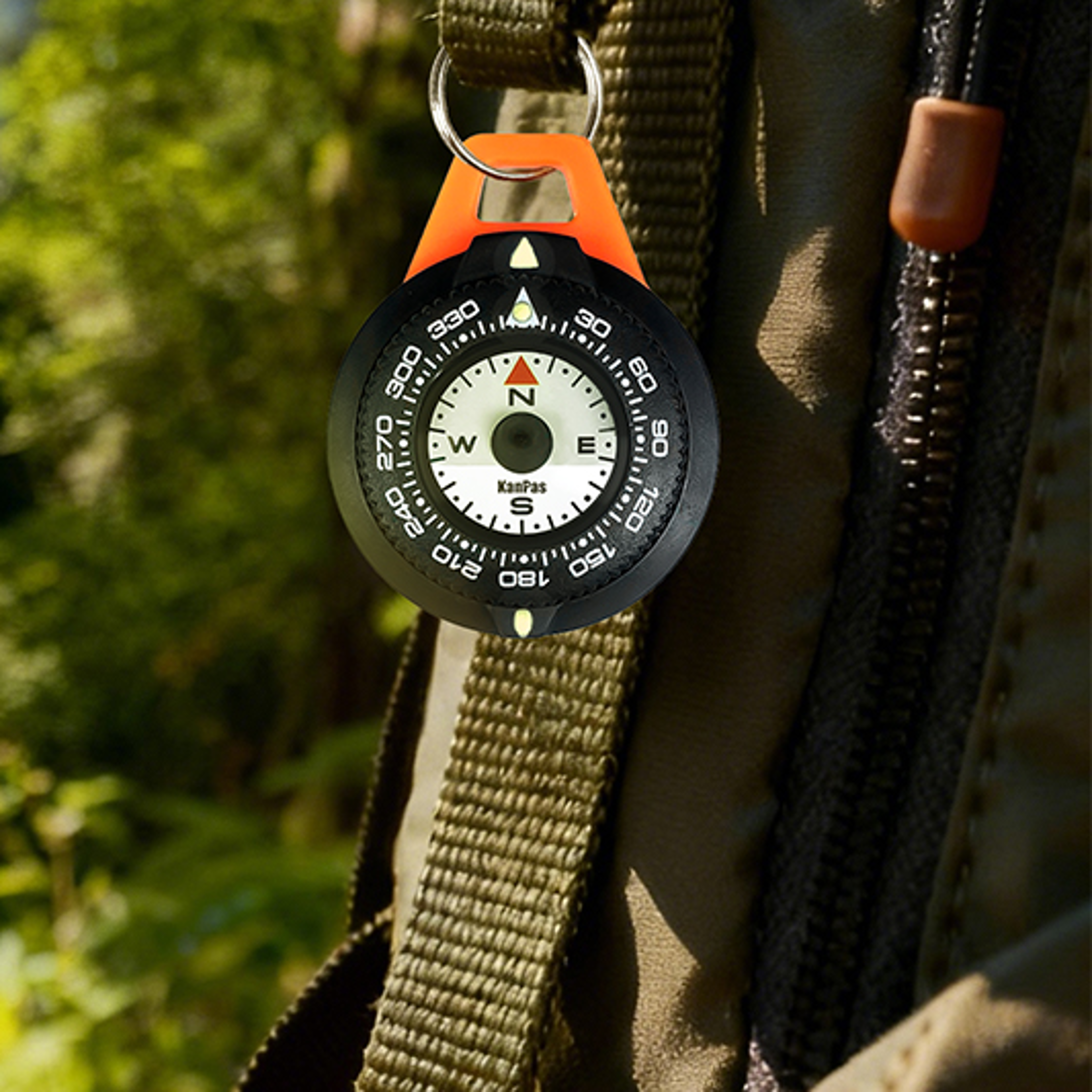mini compass  luminous compass for outdoor adventure, lightweight survival gear for map reading