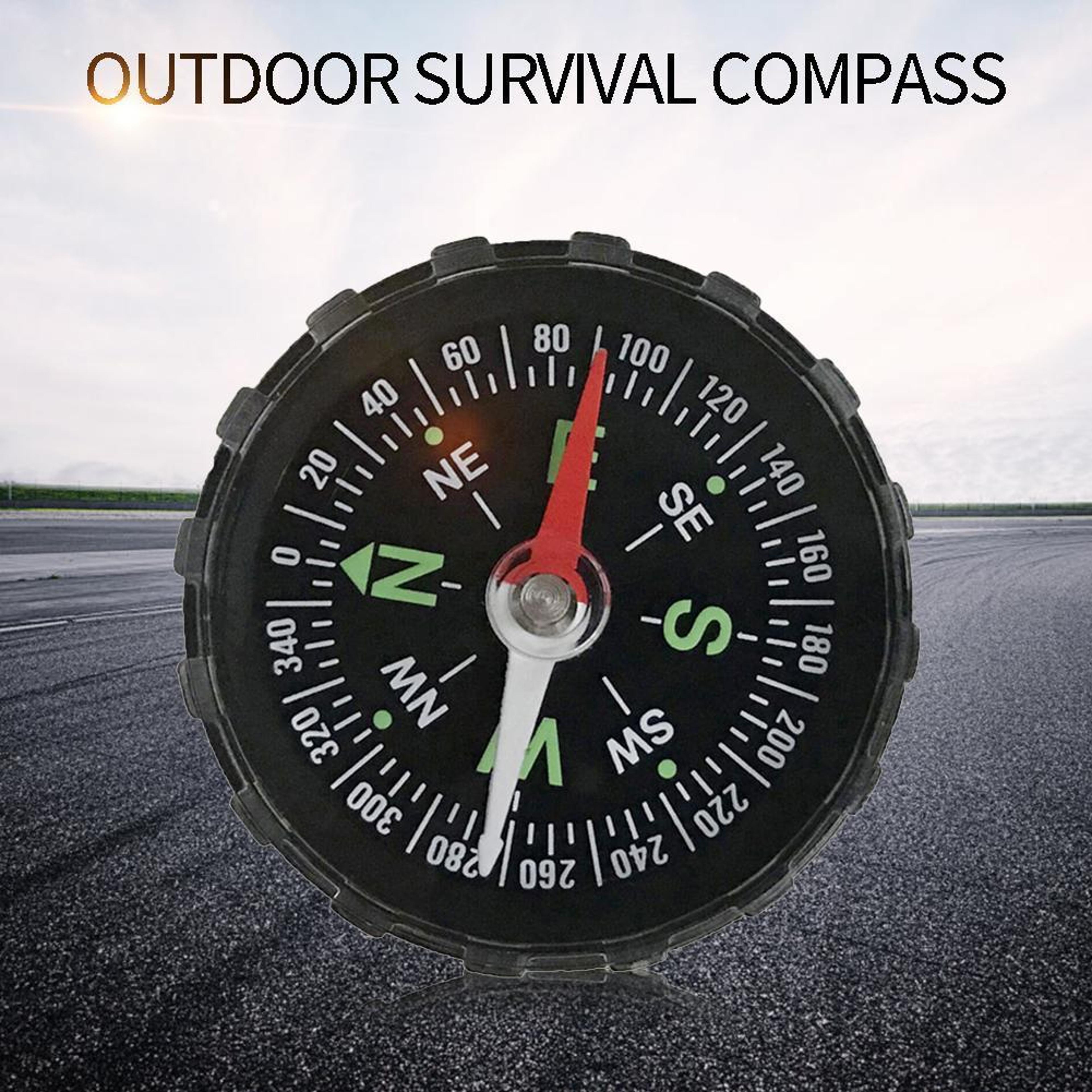 handheld mini compass for outdoor adventures compact hiking & camping survival navigation tool