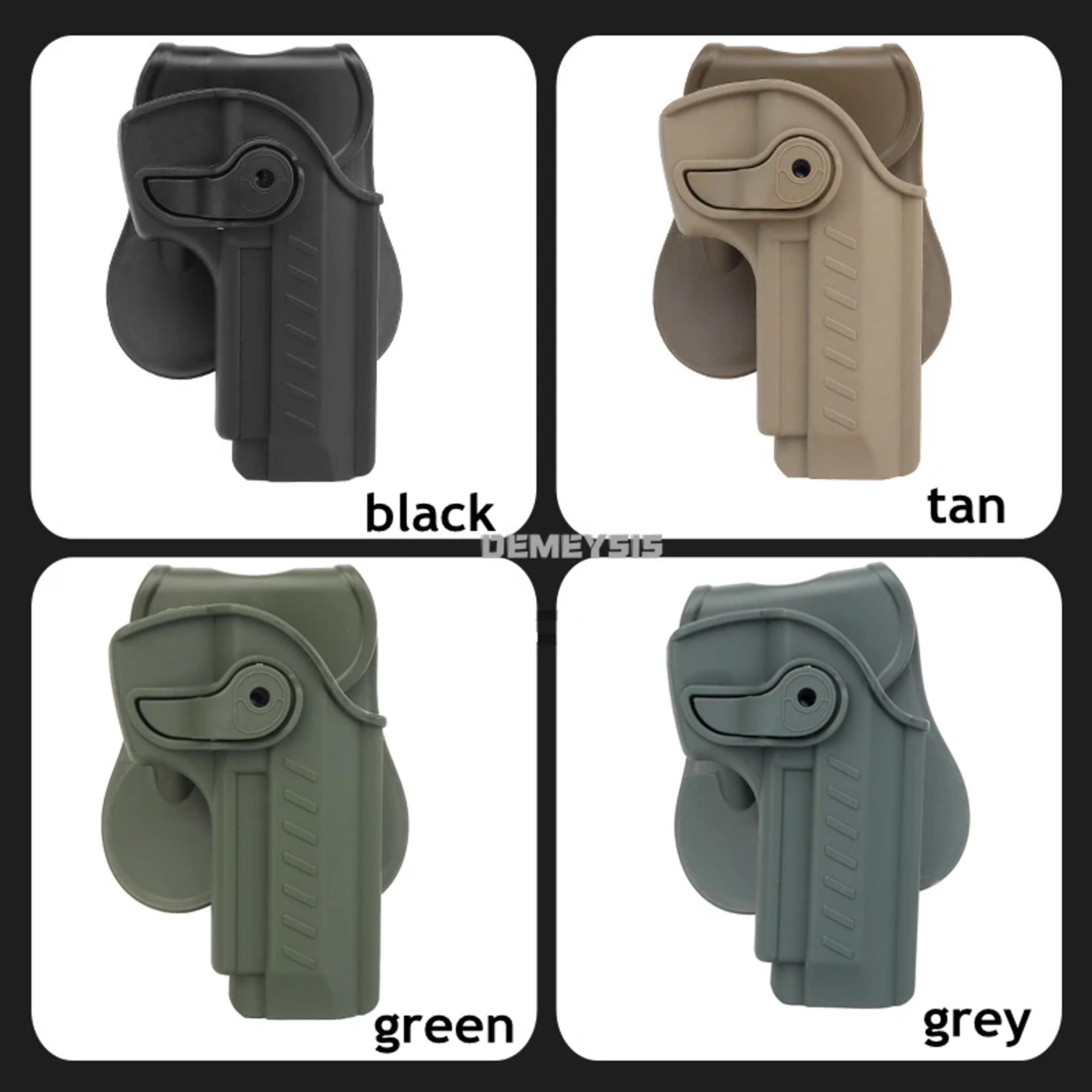 Tactical Right Hand Gun Belt Holster  Secure Carry  Quick Draw 2