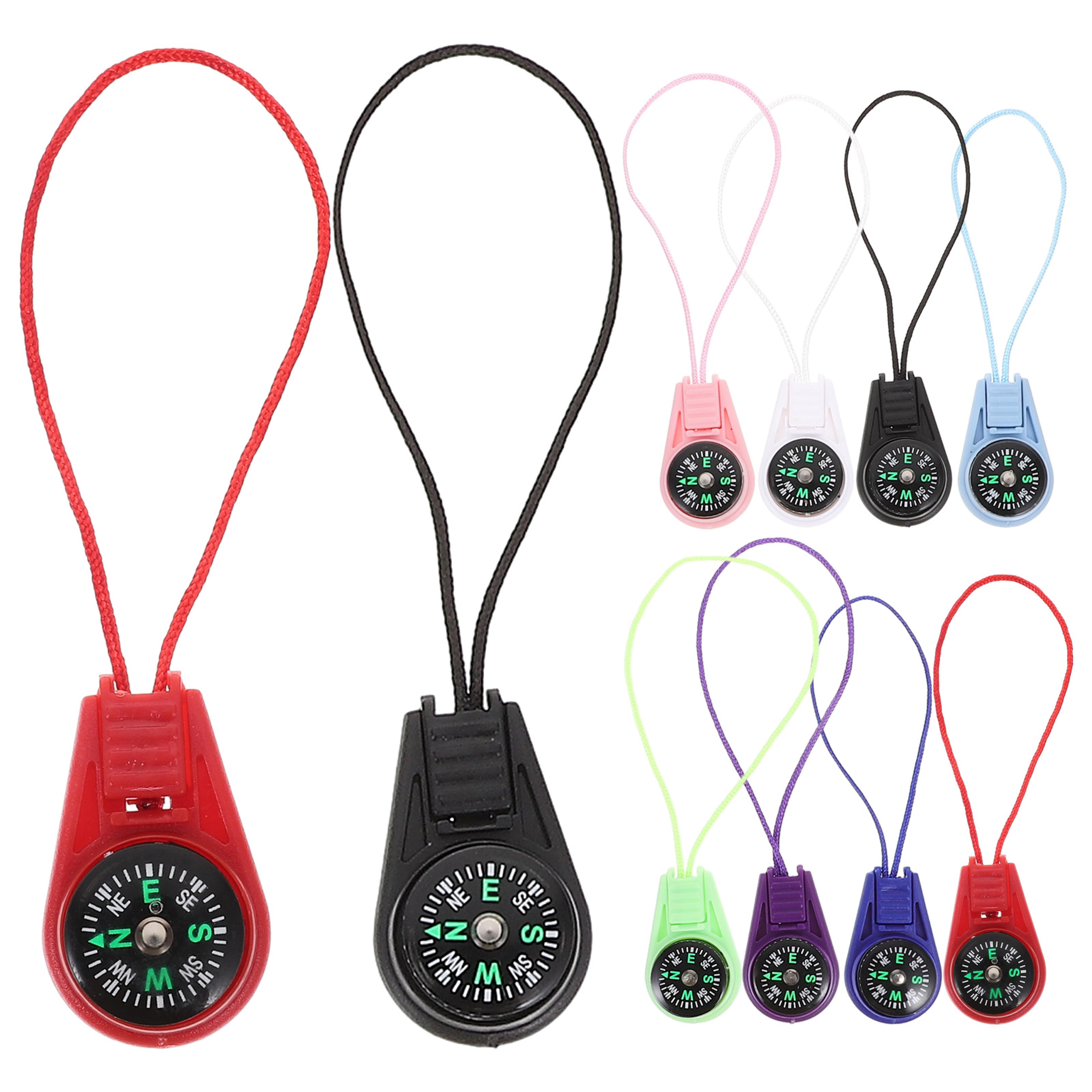 compact pocket compass keychain outdoor navigation tool for hiking, camping, fishing, and hunting