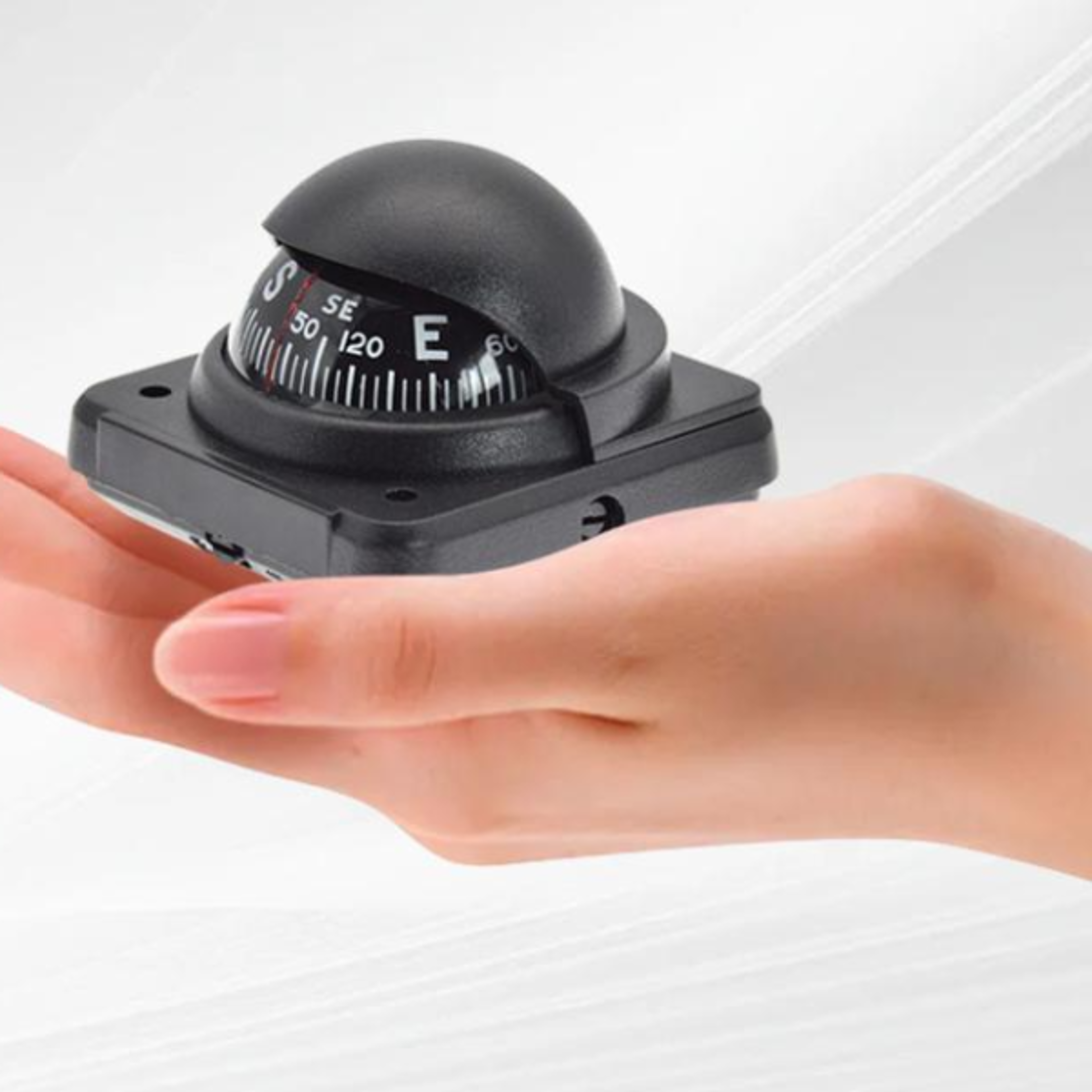 waterproof magnetic compass mini ball for car, boat, caravan & truck