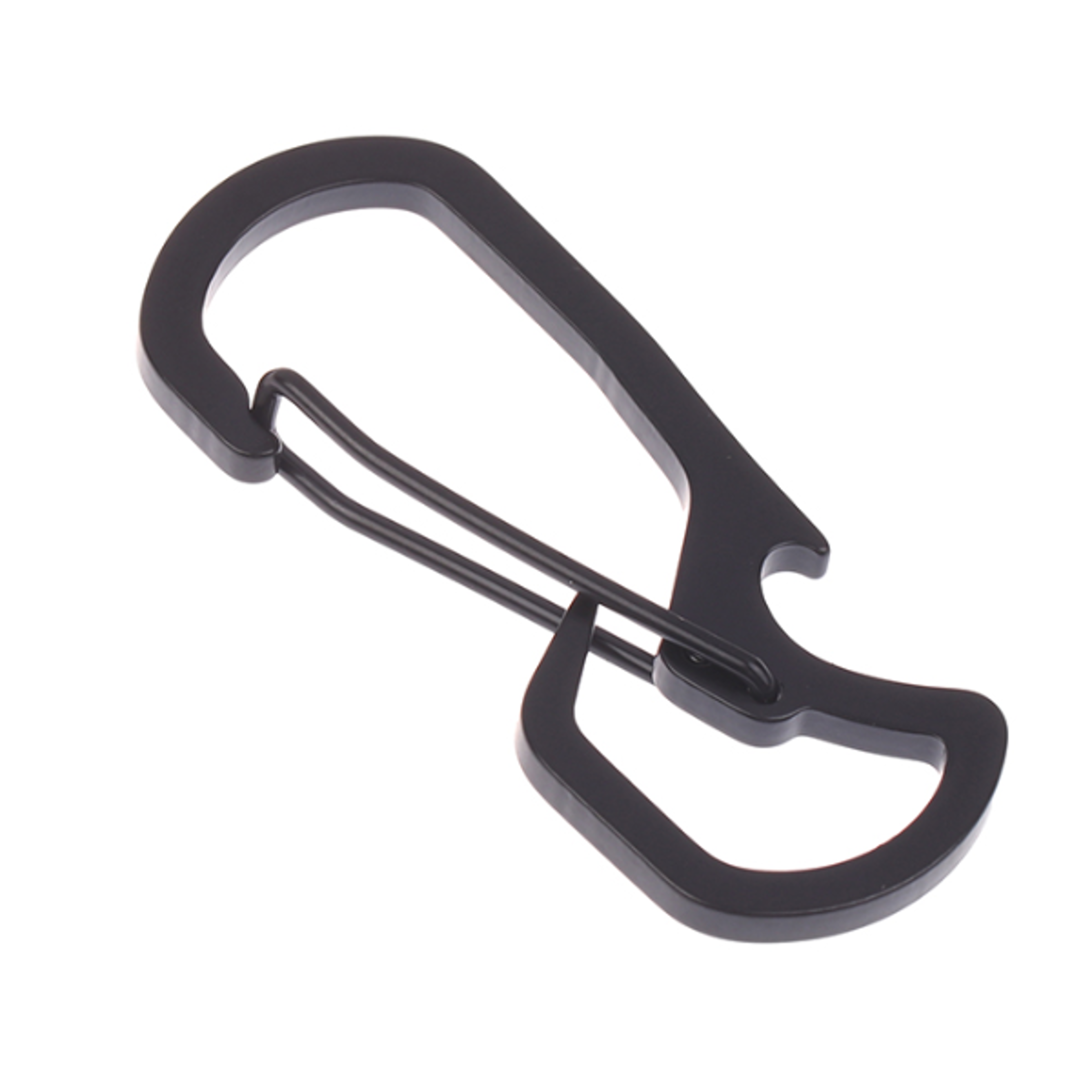 premium stainless steel carabiner bottle opener keychain with hex driver