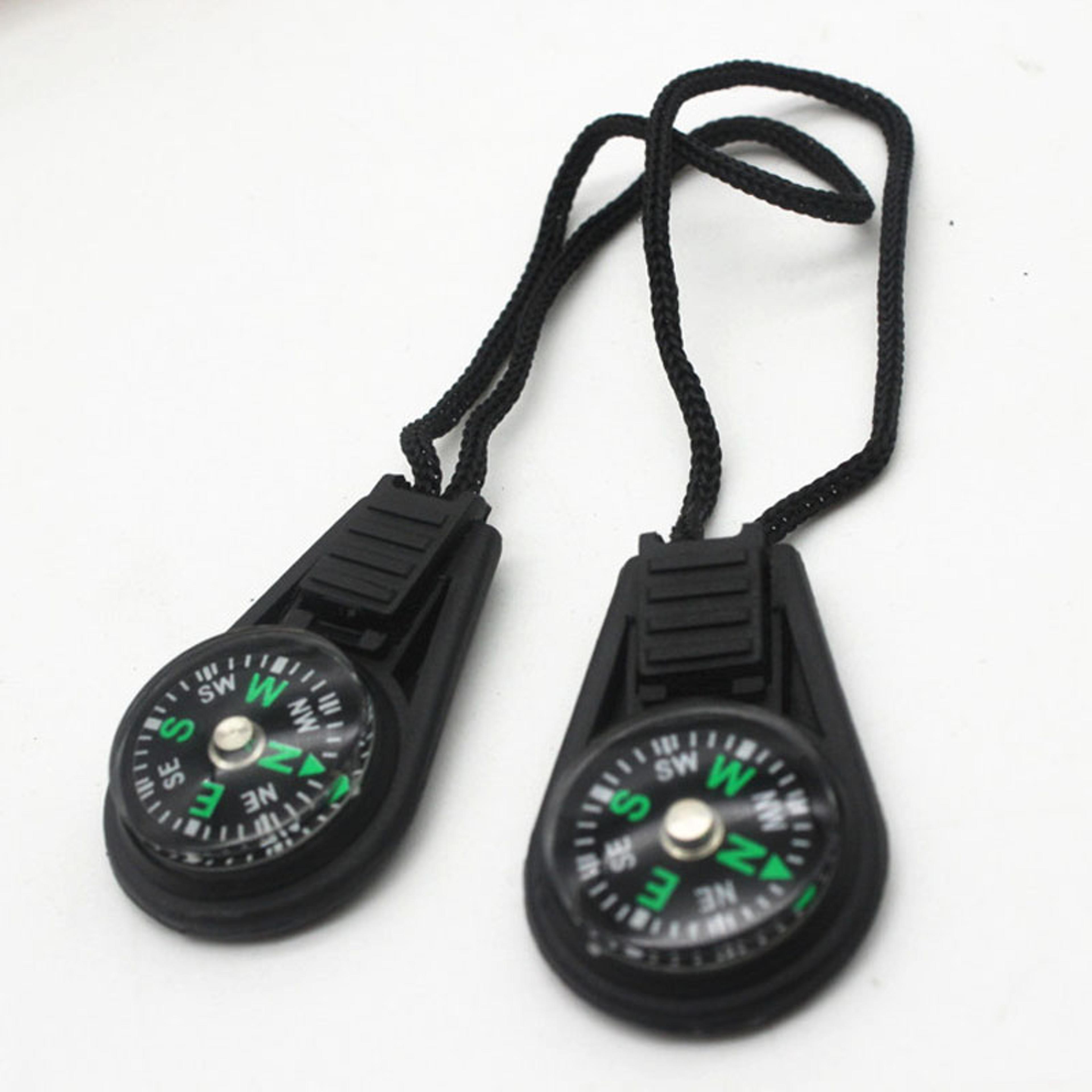 compact mini compass survival keychain for camping hiking and outdoor navigation