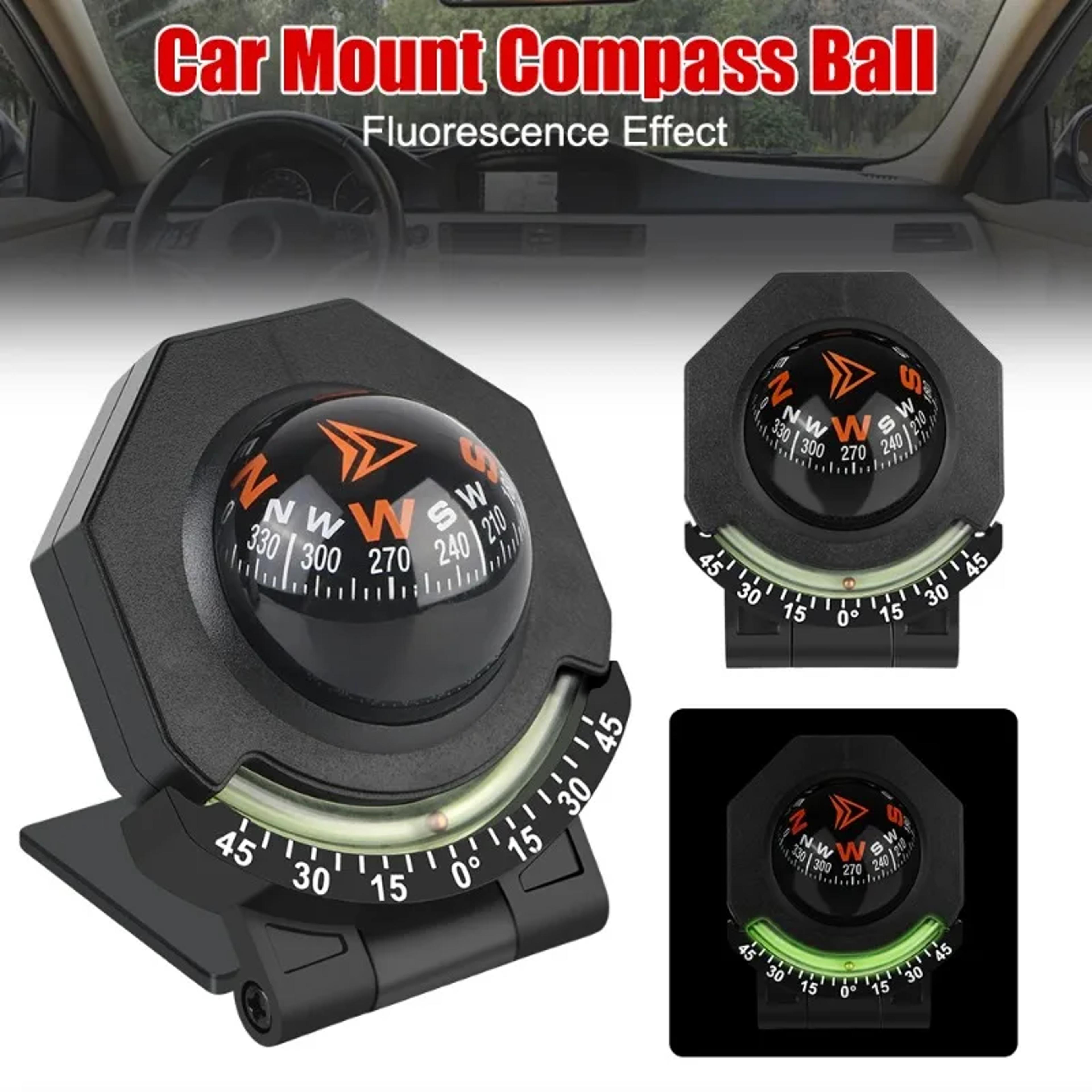 high precision car dashboard compass with slope meter for off road navigation