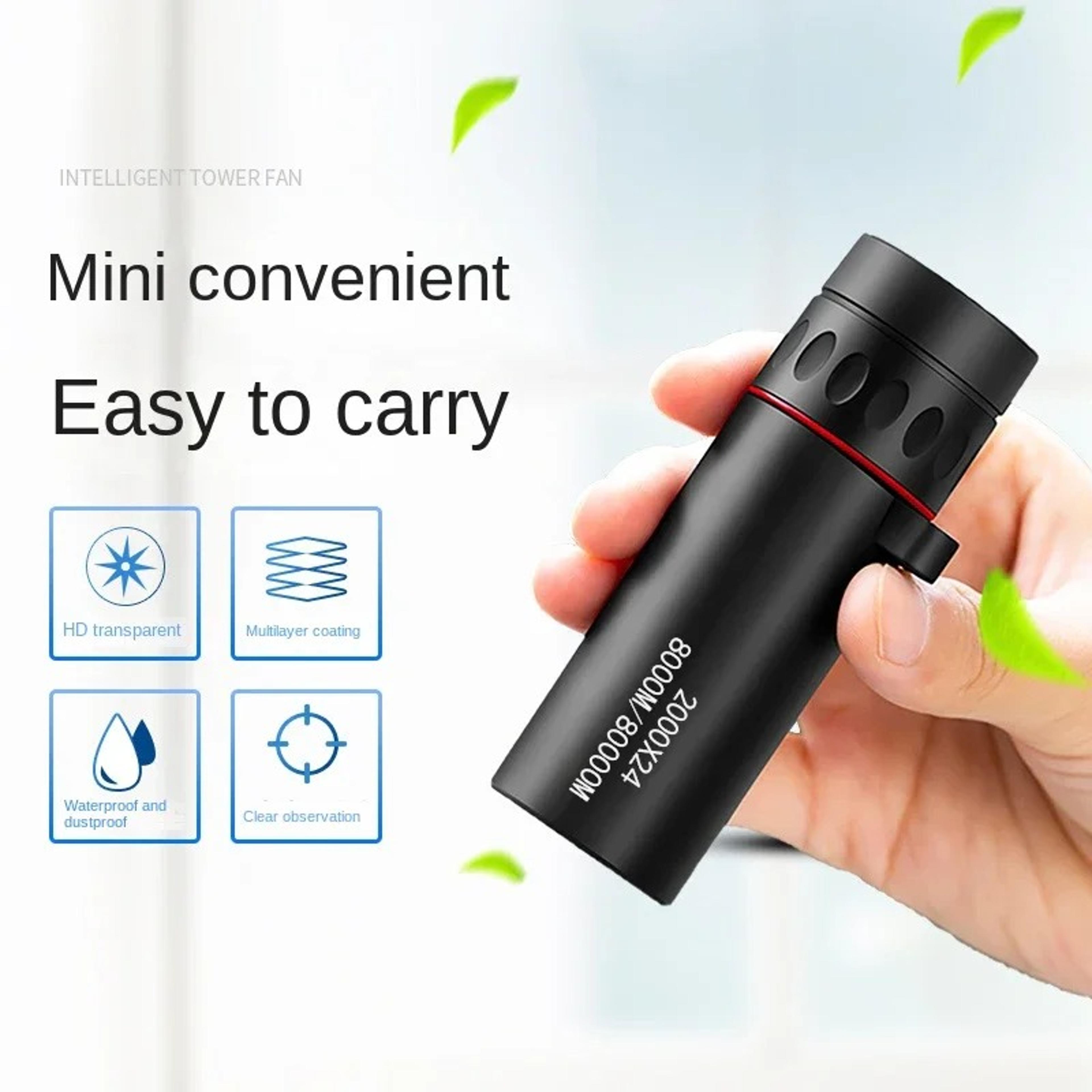 high power monocular telescope with phone adapter portable mini scope for bird watching and outdoor adventures