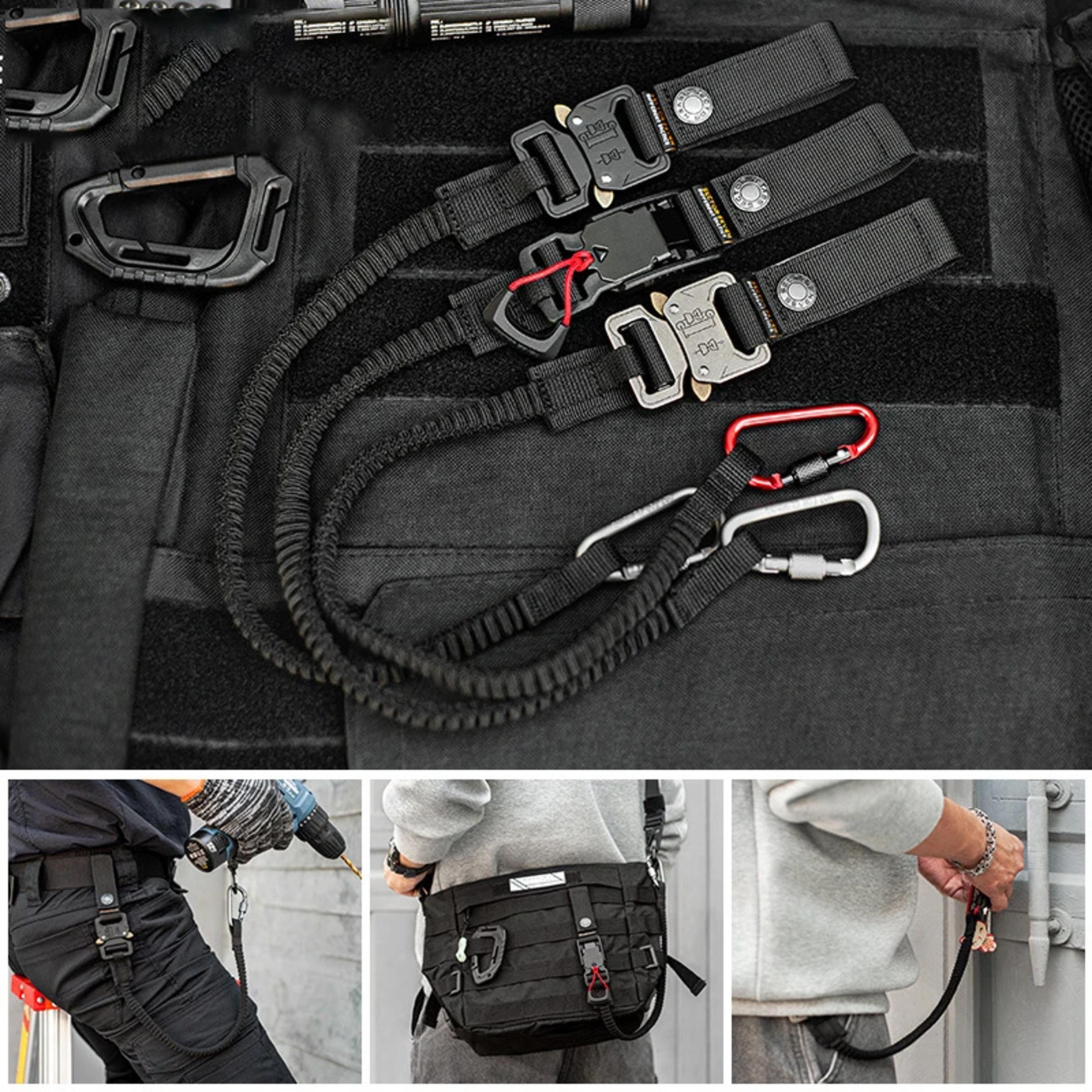 tactical anti lost lanyard with quick release clip for phone gear outdoor safety rope