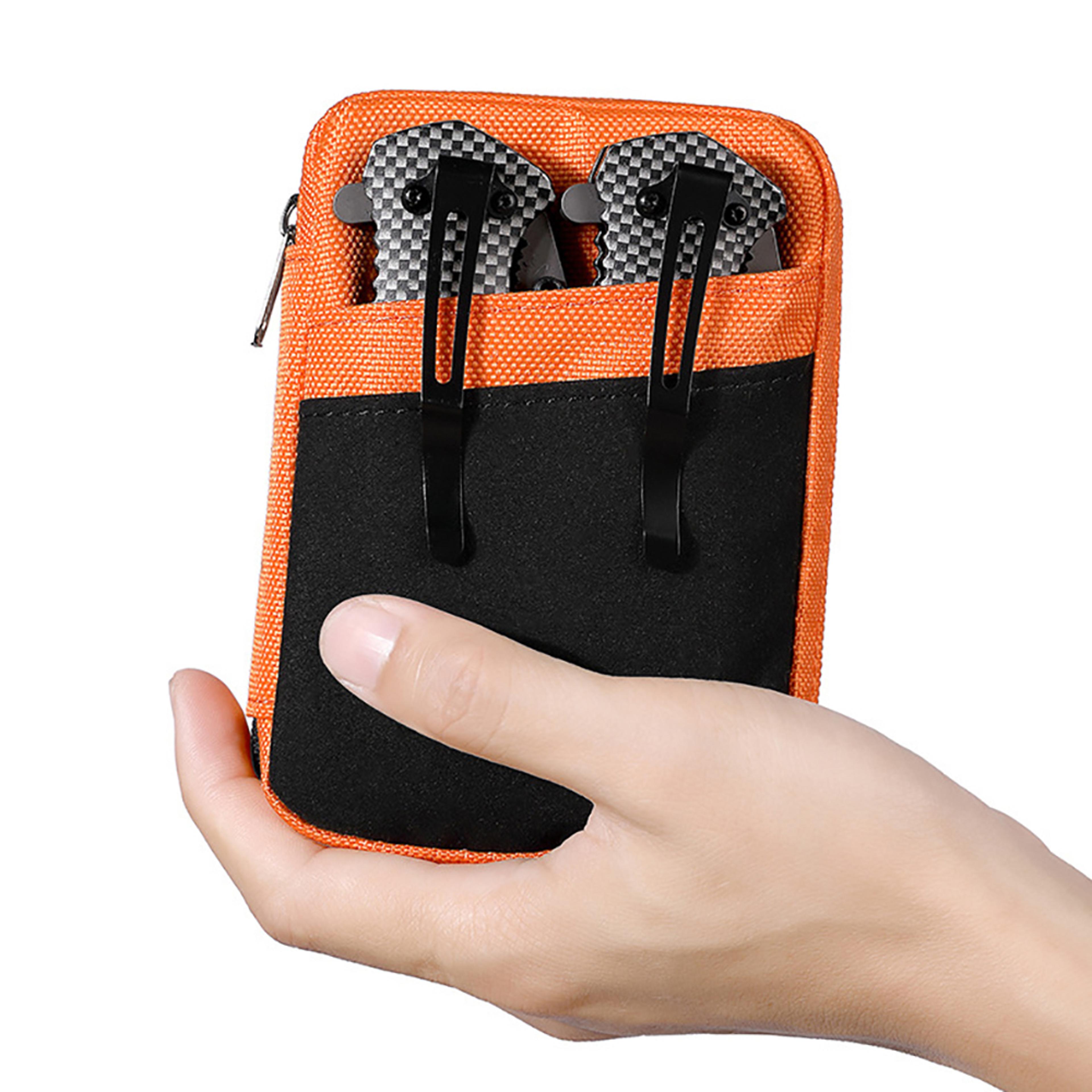 tactical edc organizer pouch durable utility tool bag for camping hiking gear storage