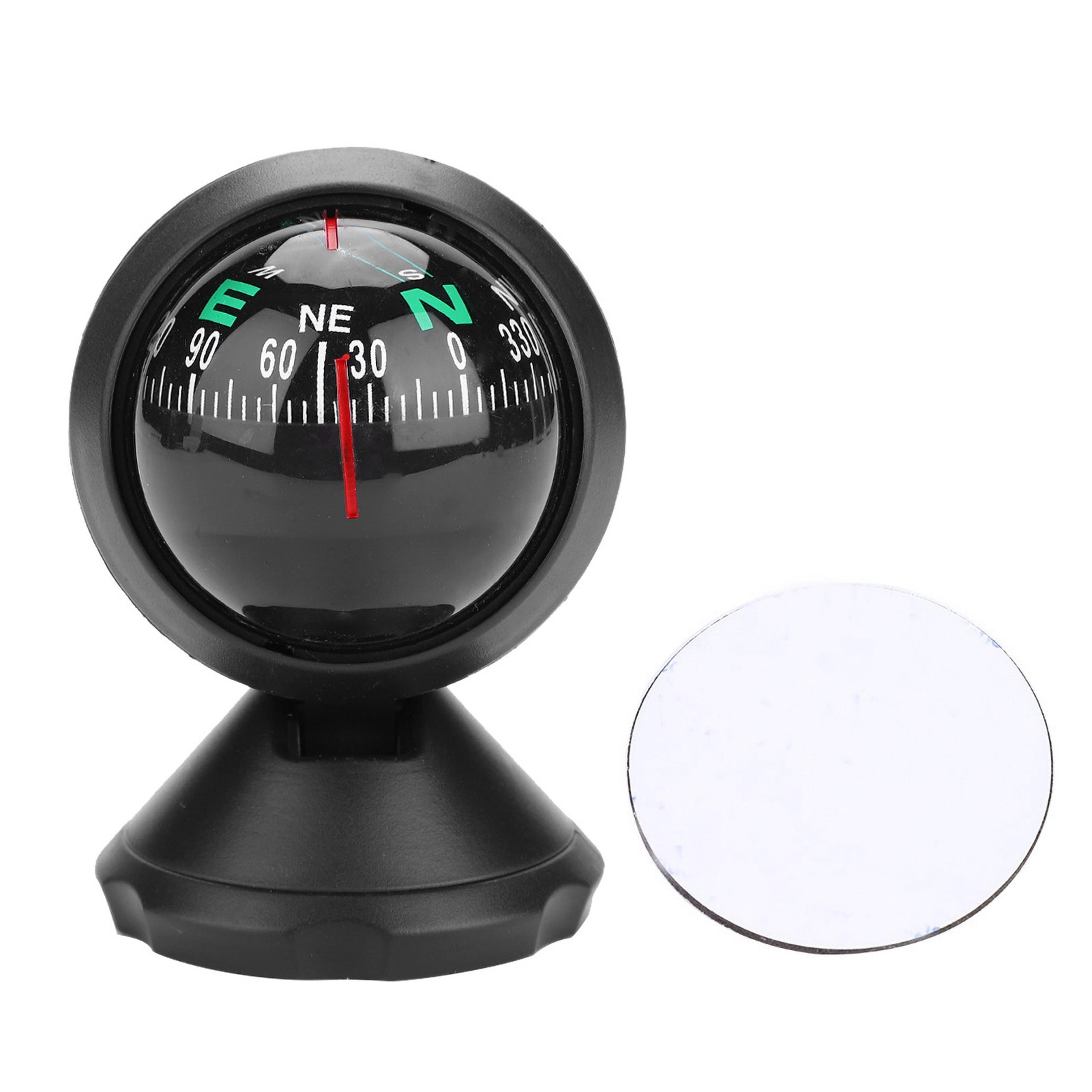 waterproof car compass ball with suction mount for accurate navigation