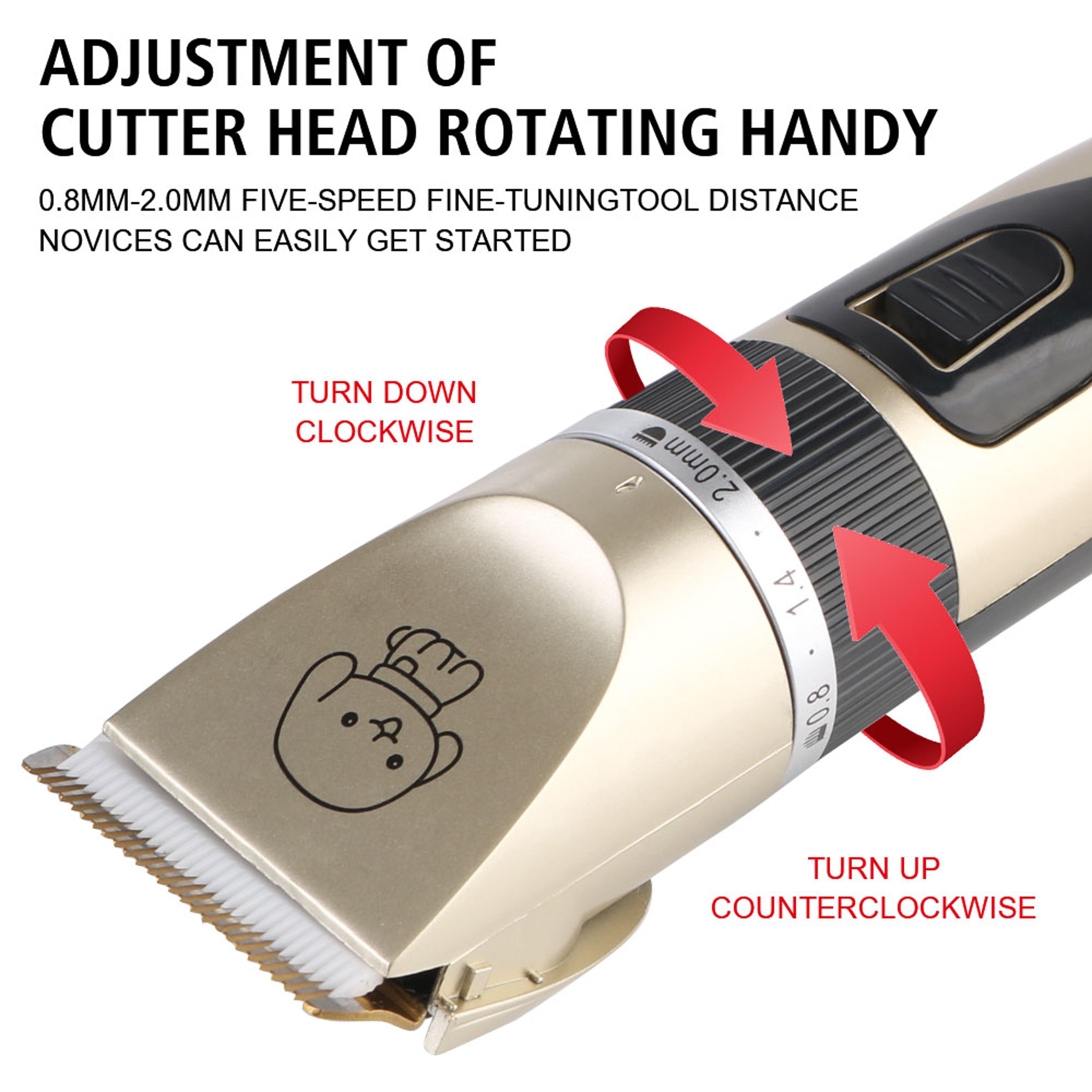 Professional Barber Grade Cordless Hair Cutting Machine And Trimmer Kit For Men 2