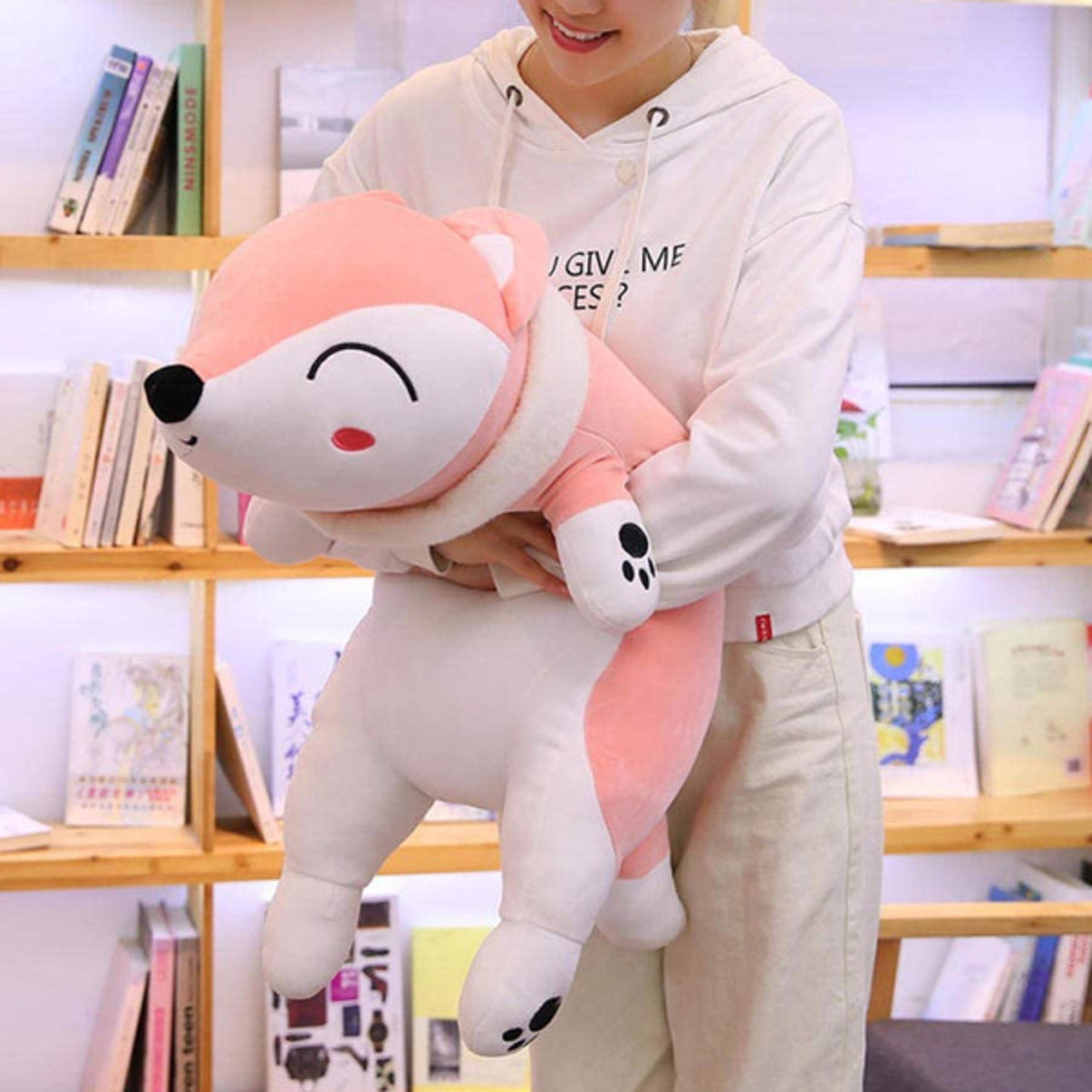 giant fox plush stuffed animal toy