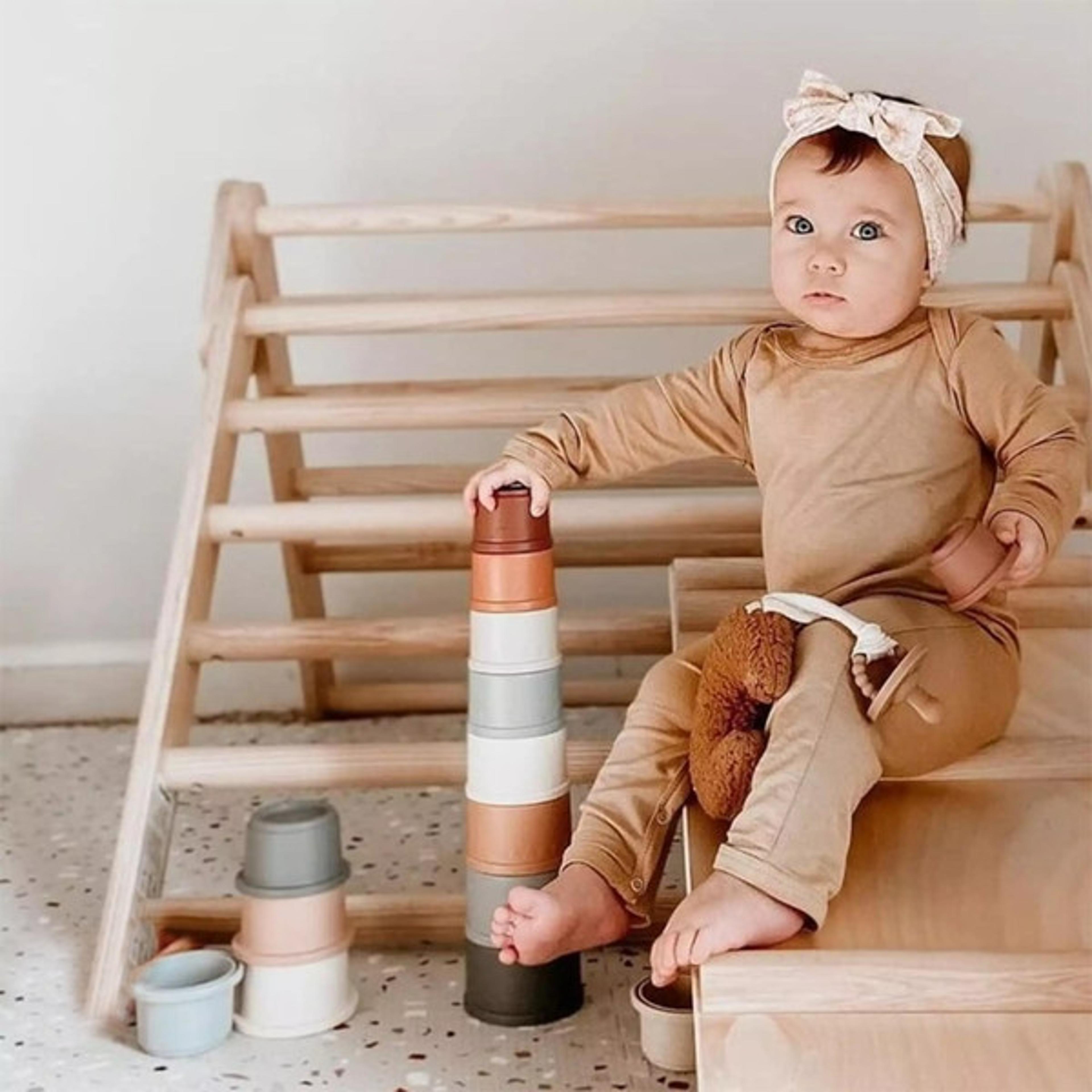stacking and nesting cups toddler learning toy