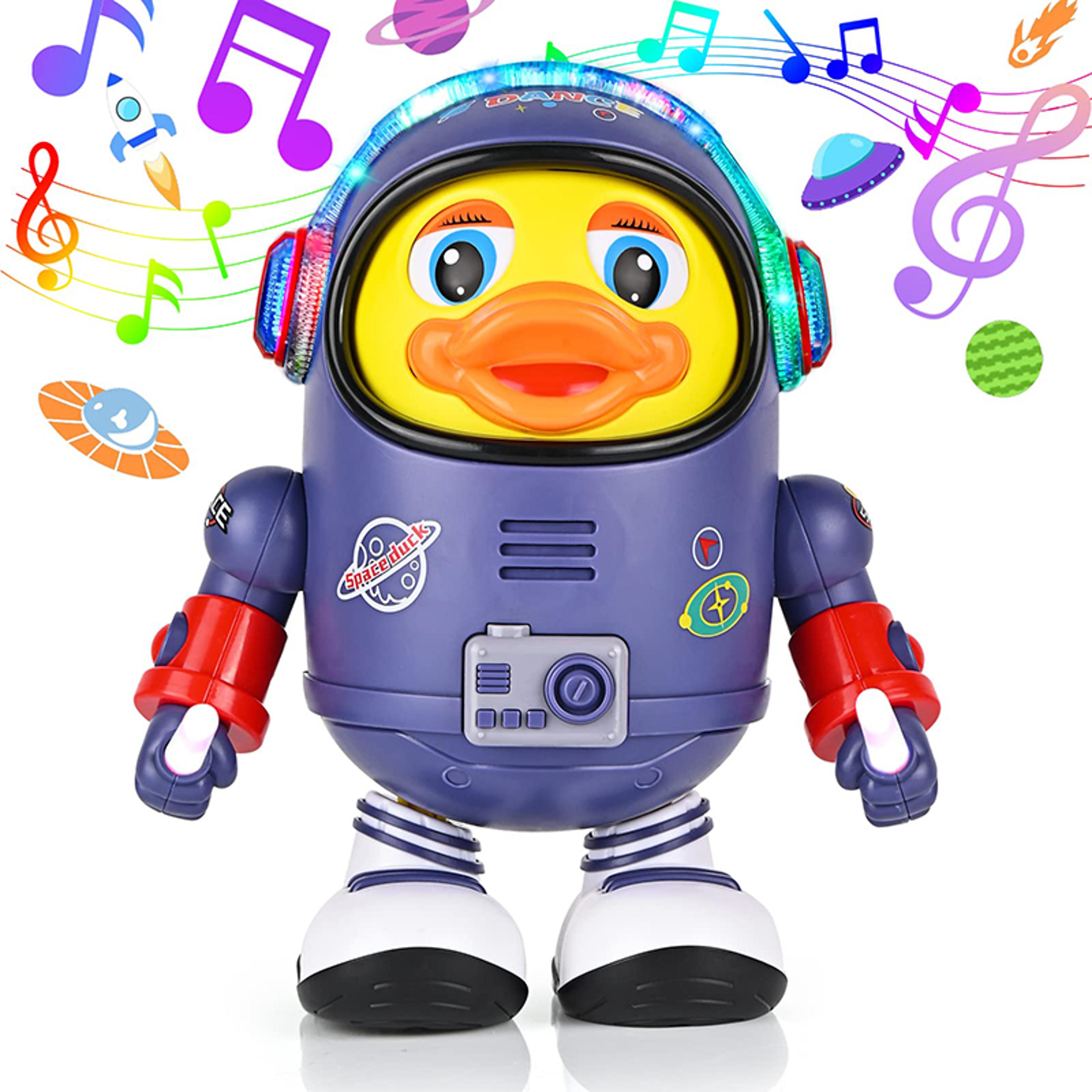 interactive dancing space duck baby toy - perfect gift for 1st birthday & holidays